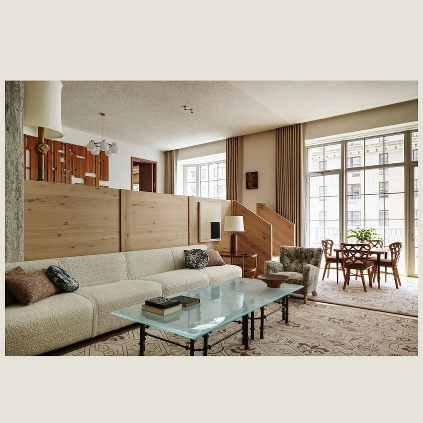 A couple shots from the lovely @nannettebrown project seen in @elledecor with our lamp. Photos by @a_gaut