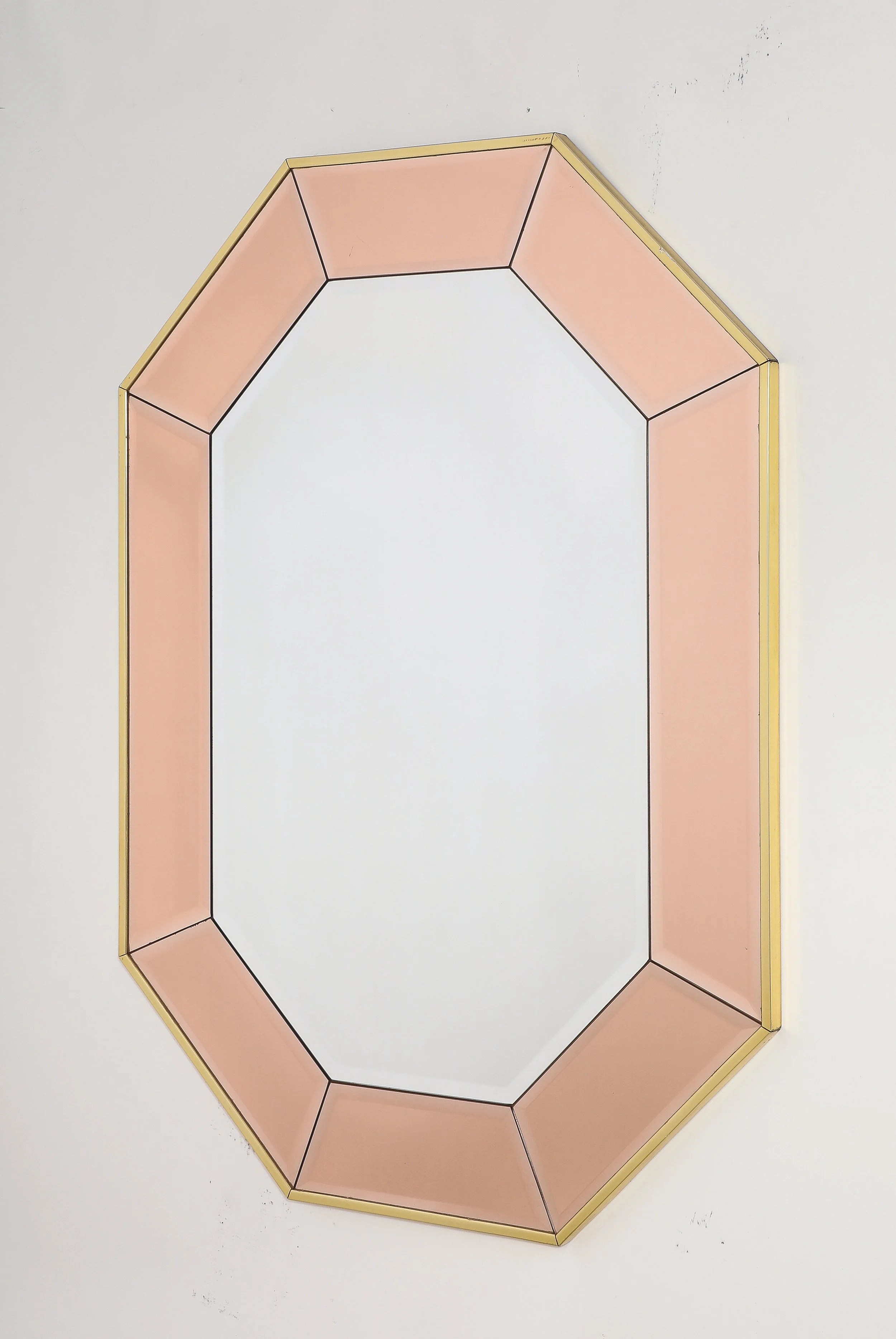 Octagonal “Amber” Mirror