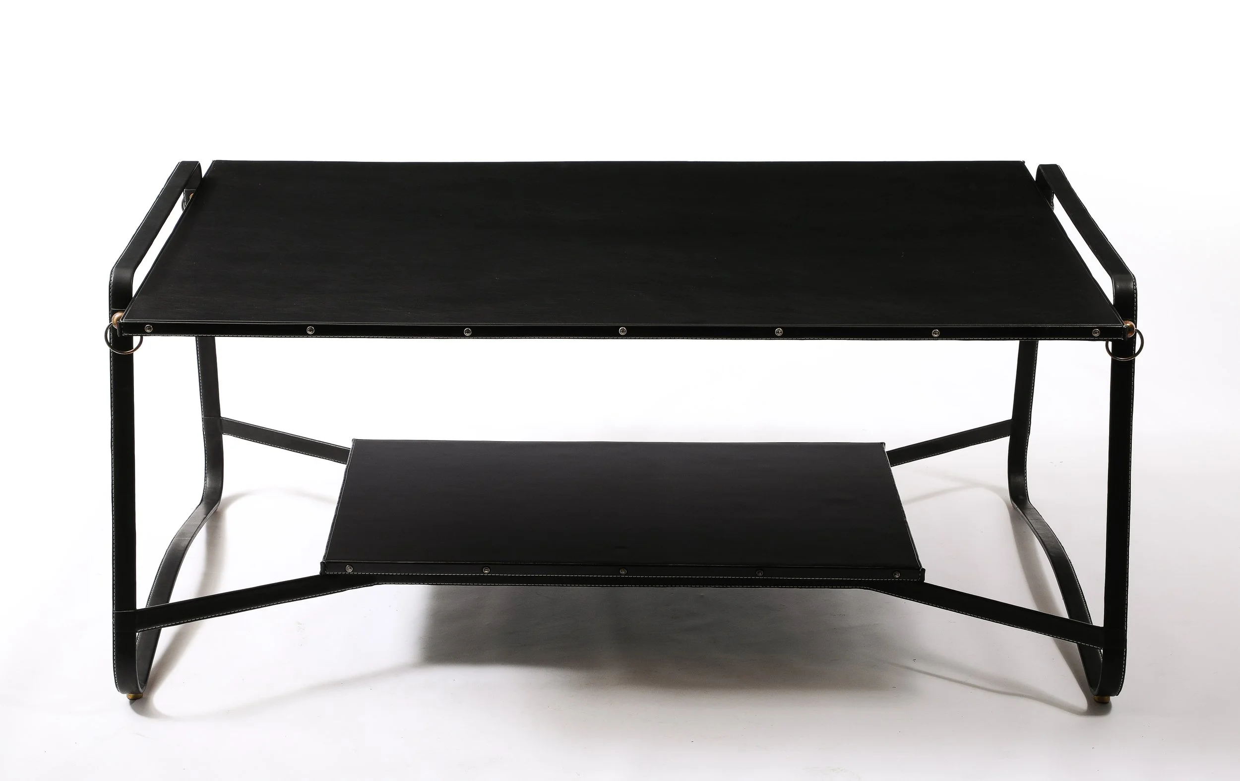 Jacques Adnet Black coffee Table