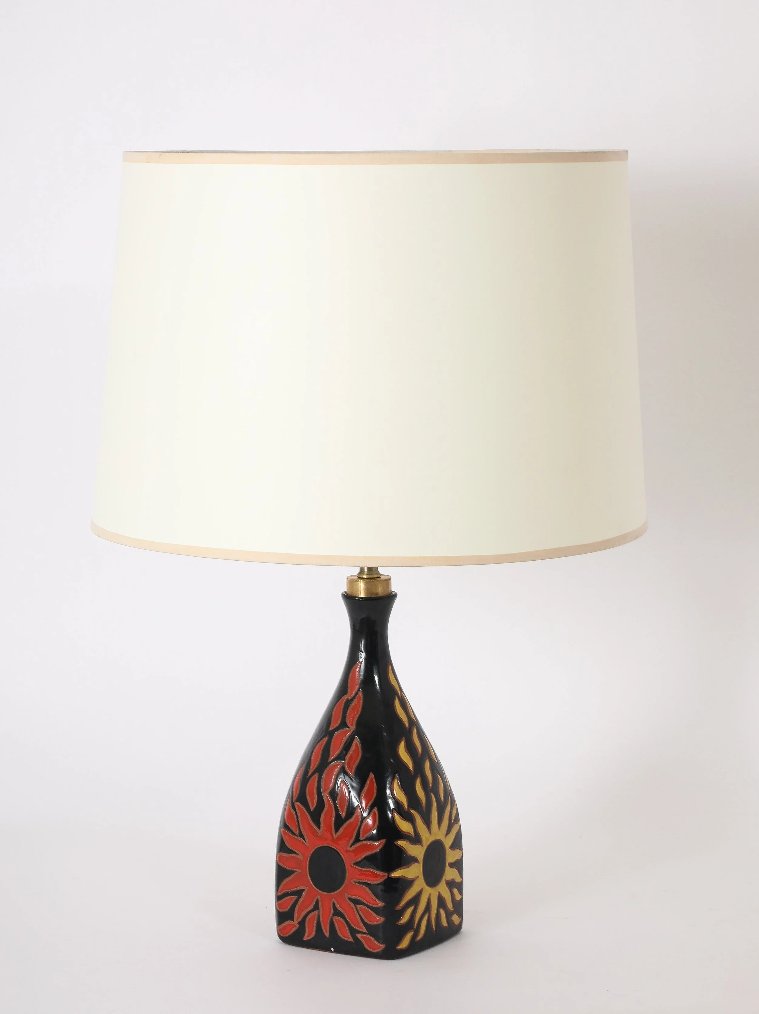 Picart Le Doux Black “Sun” Table Lamp
