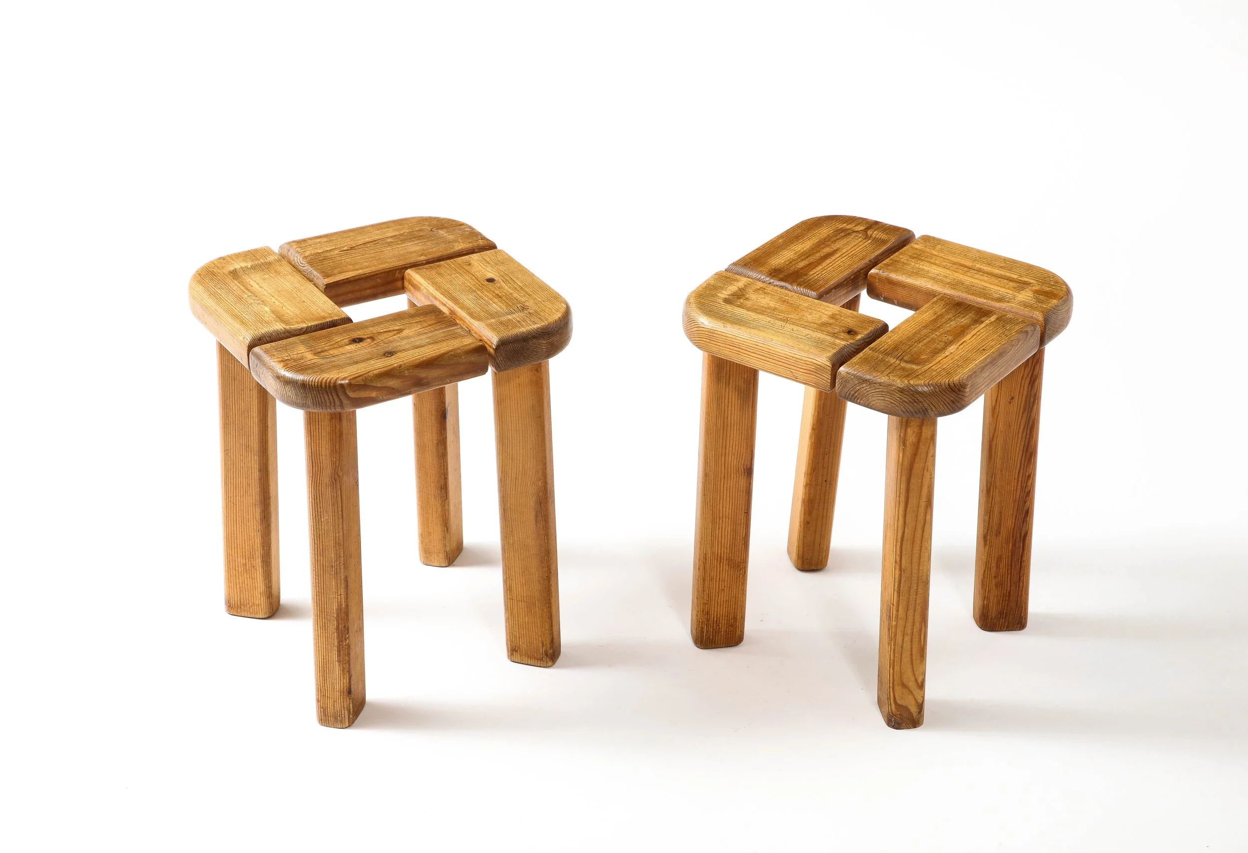 Pine Patch Stools by Olof Ottelin