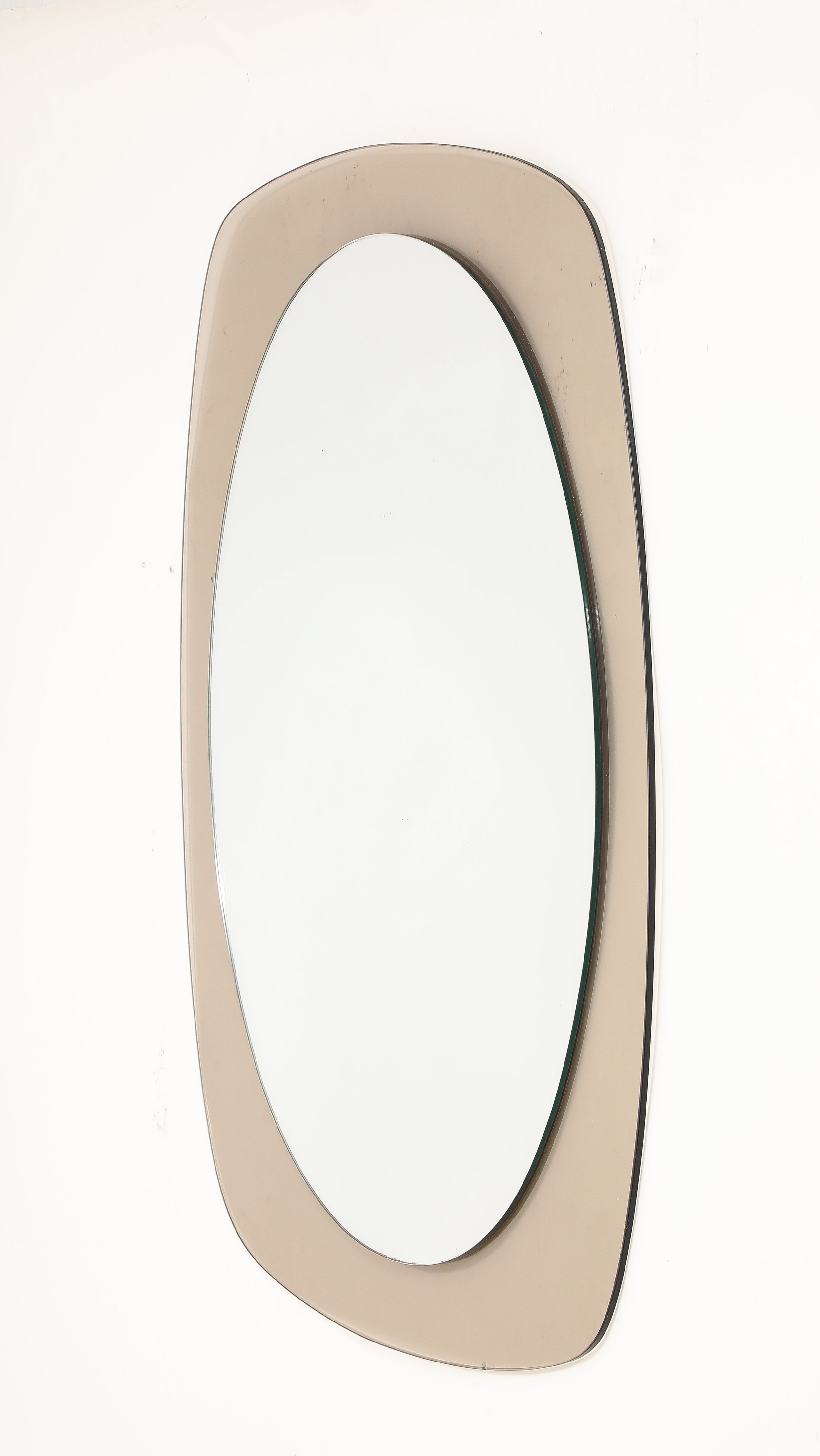 Oval Two Tone Mirror