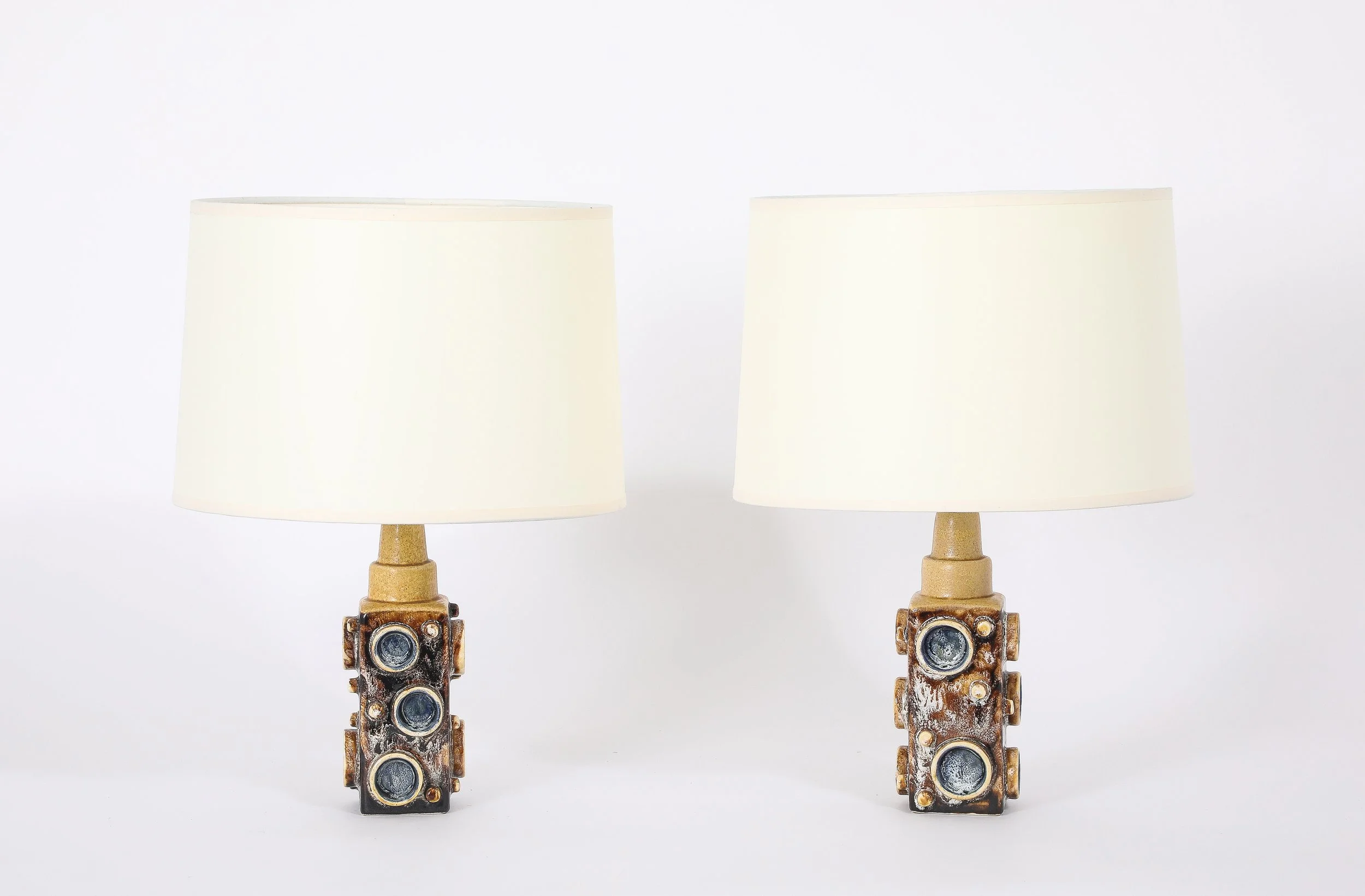 Pair of PM Keramik Lamps