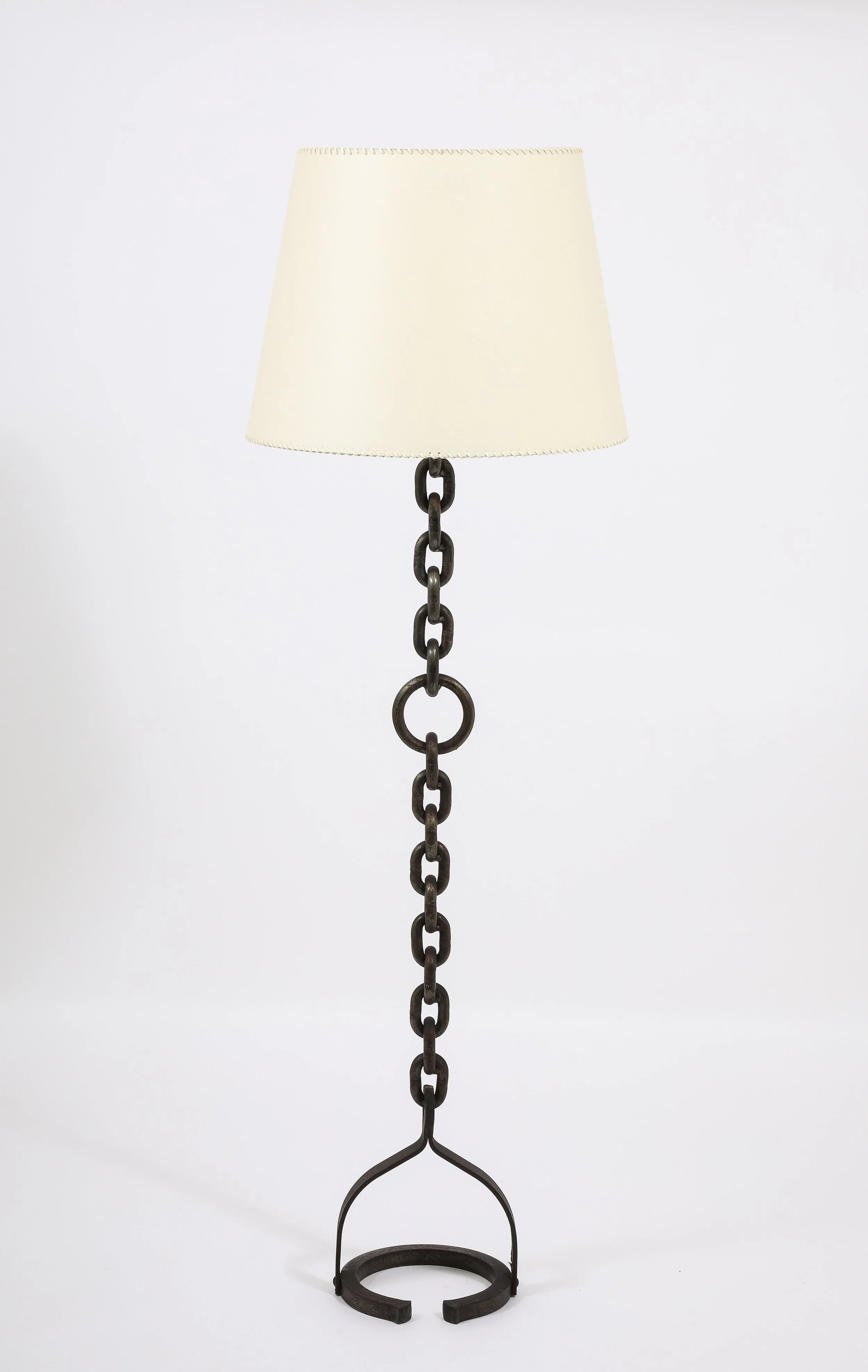 Brutalist Chain Floor Lamp