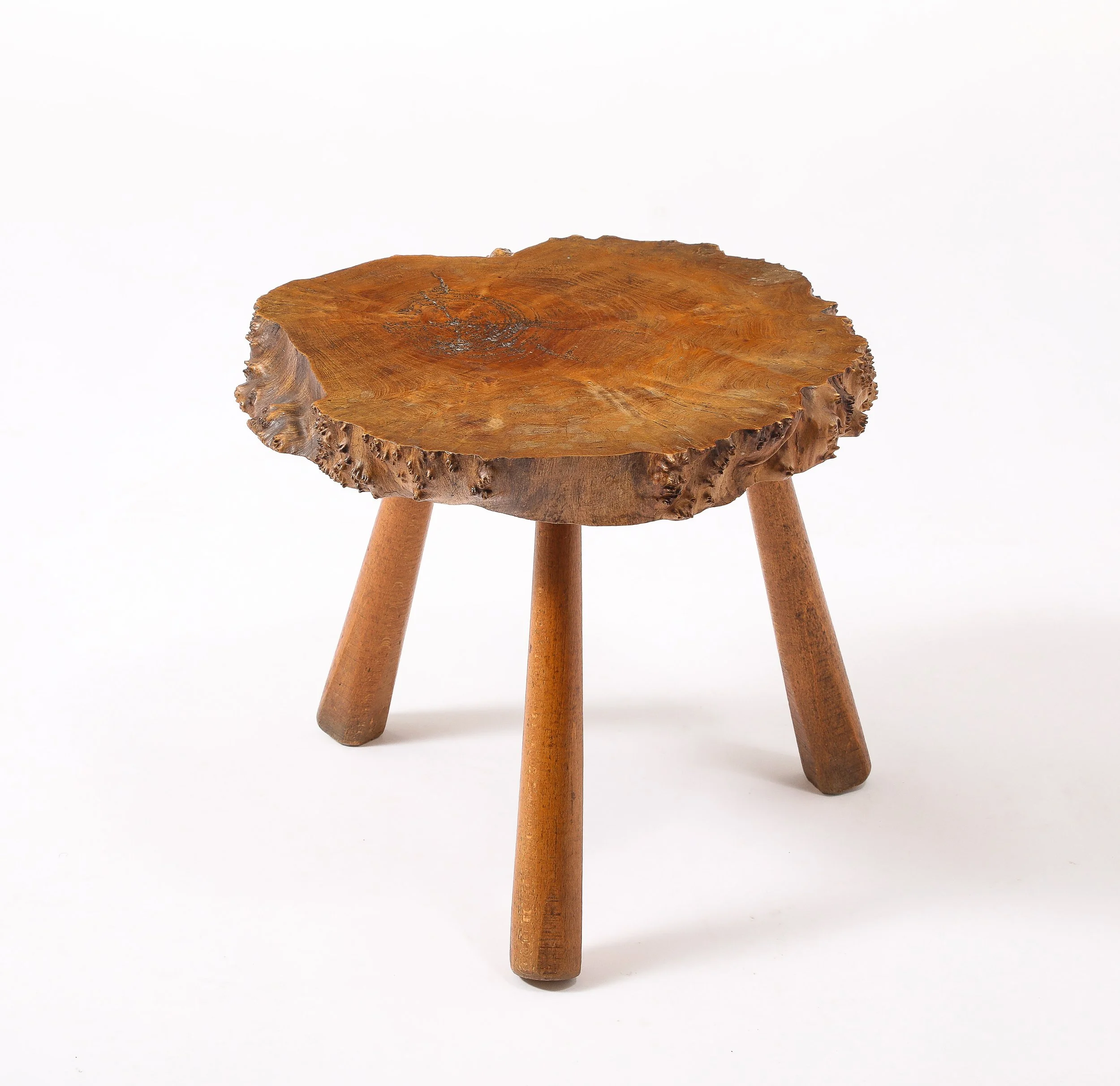 Burlwood Side Table
