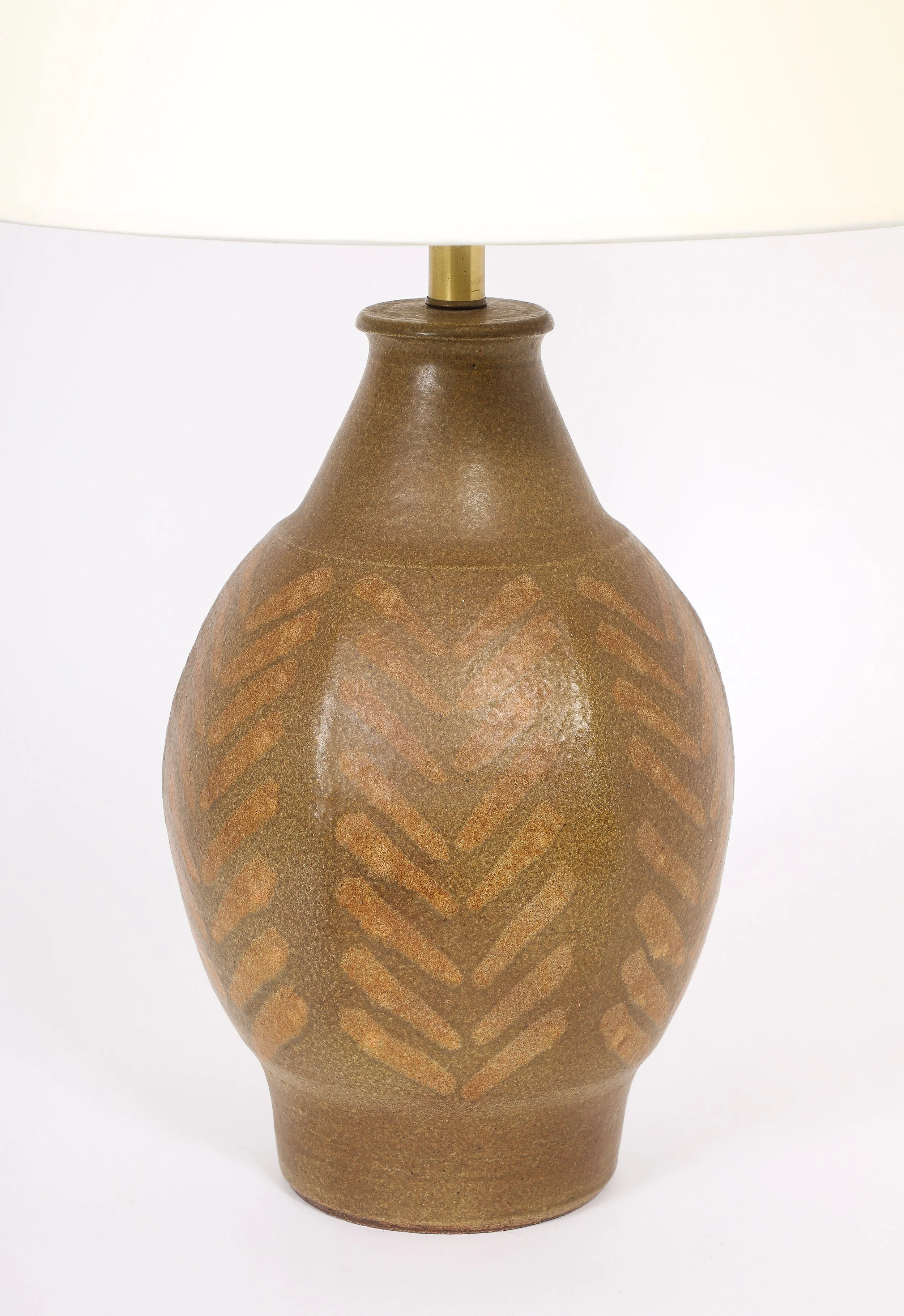 Large “Herringbone” Table Lamp