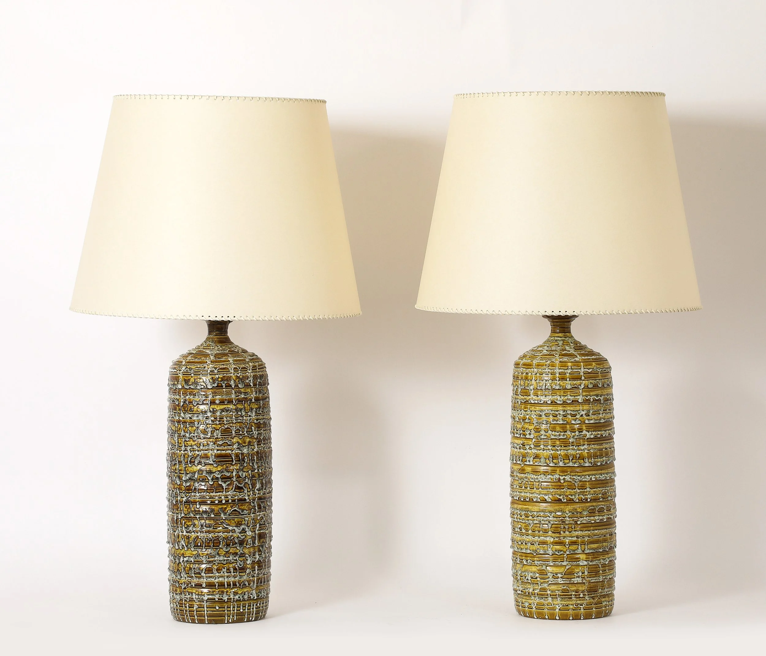 Large Drip Glaze Ceramic Lamps