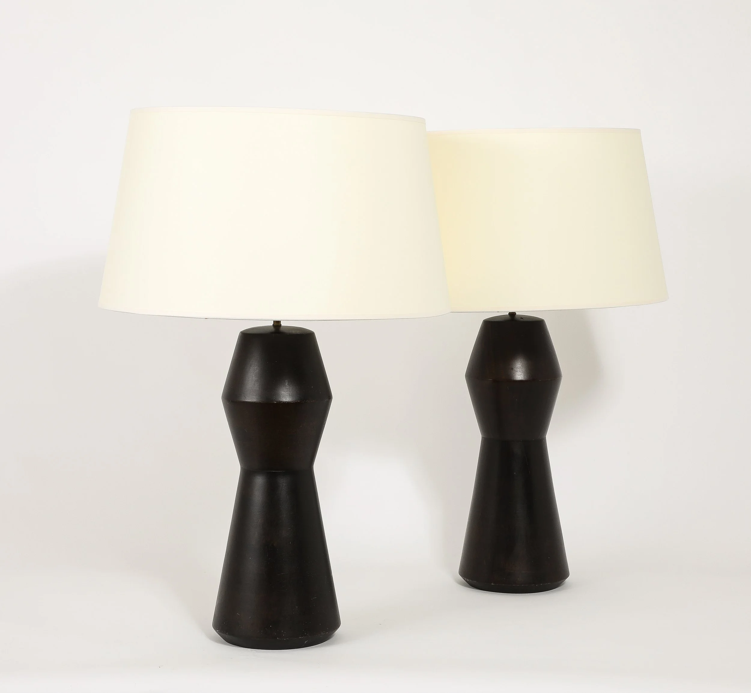 Rationalist Wood Turned Lamps