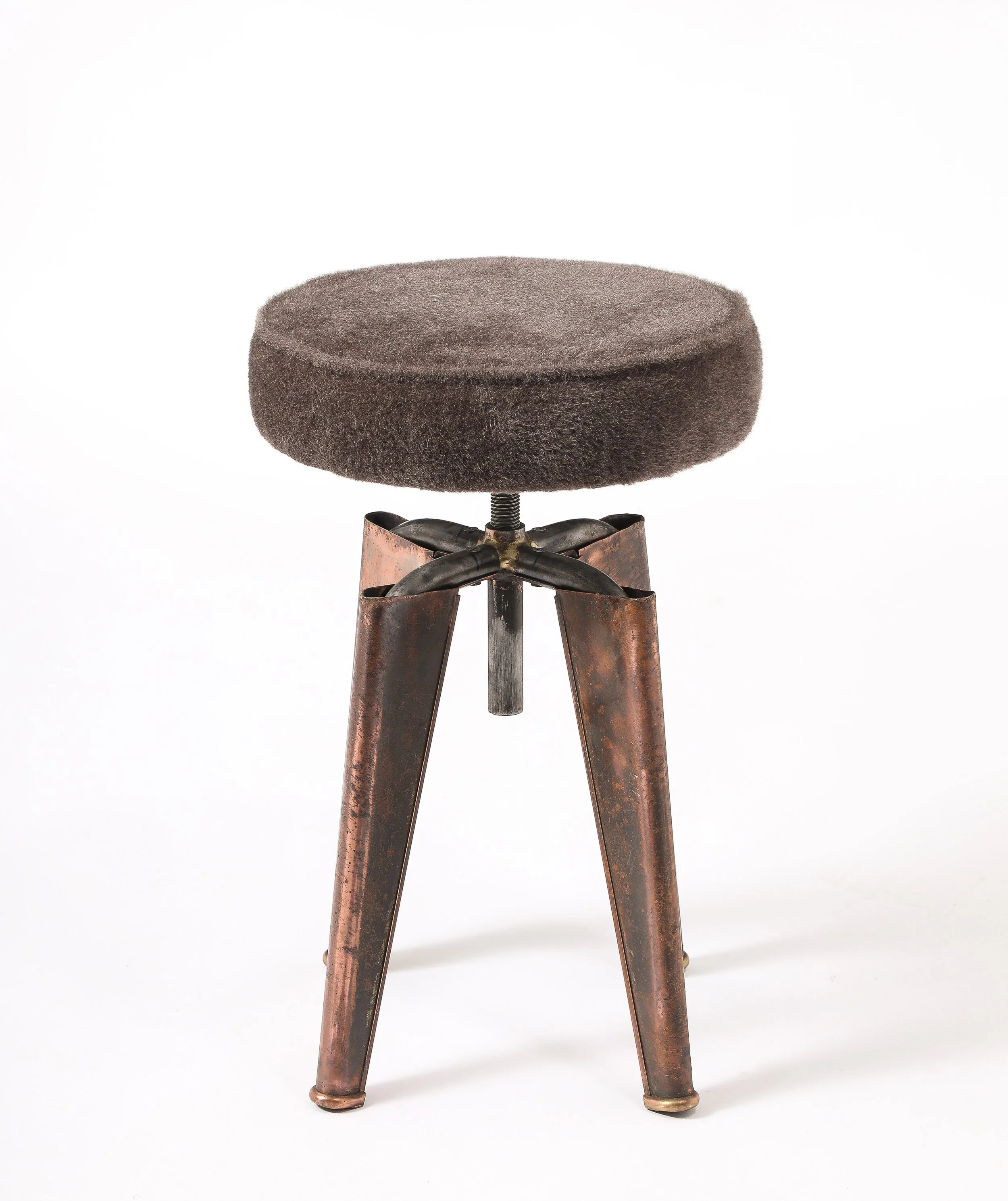 Dominique Copper Clemenceau Stool