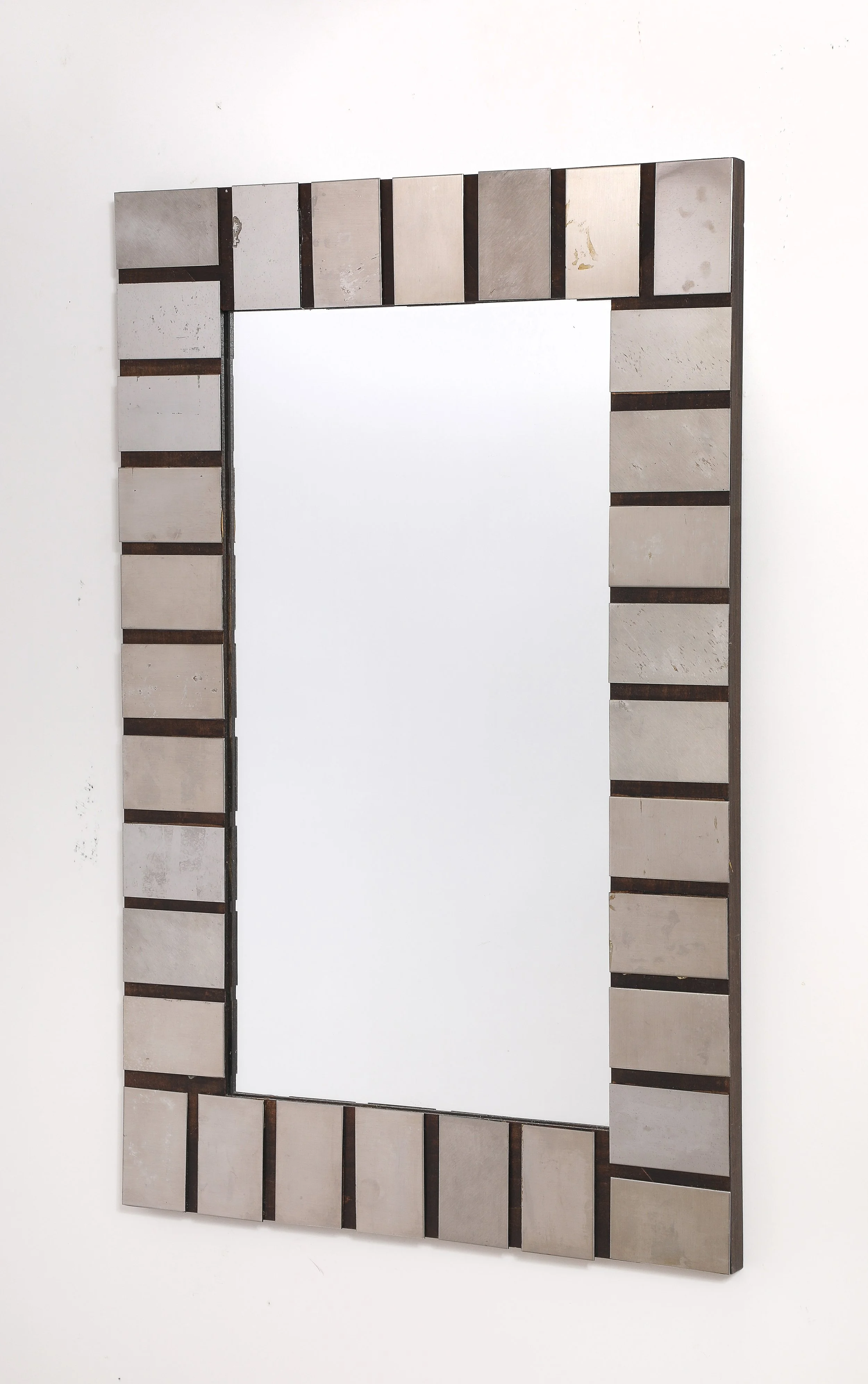 Aluminum “Faceted” Mirror