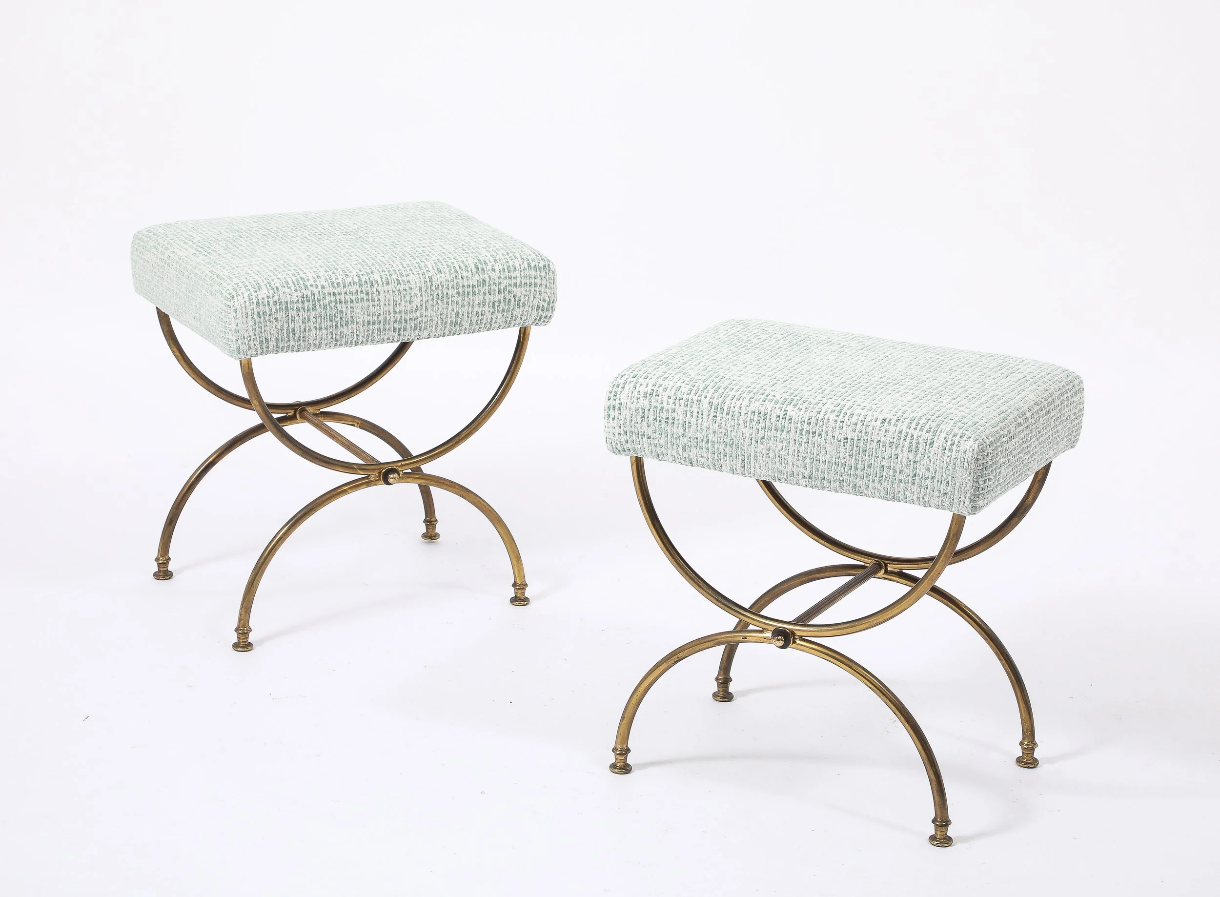 Brass “Curule” Stools