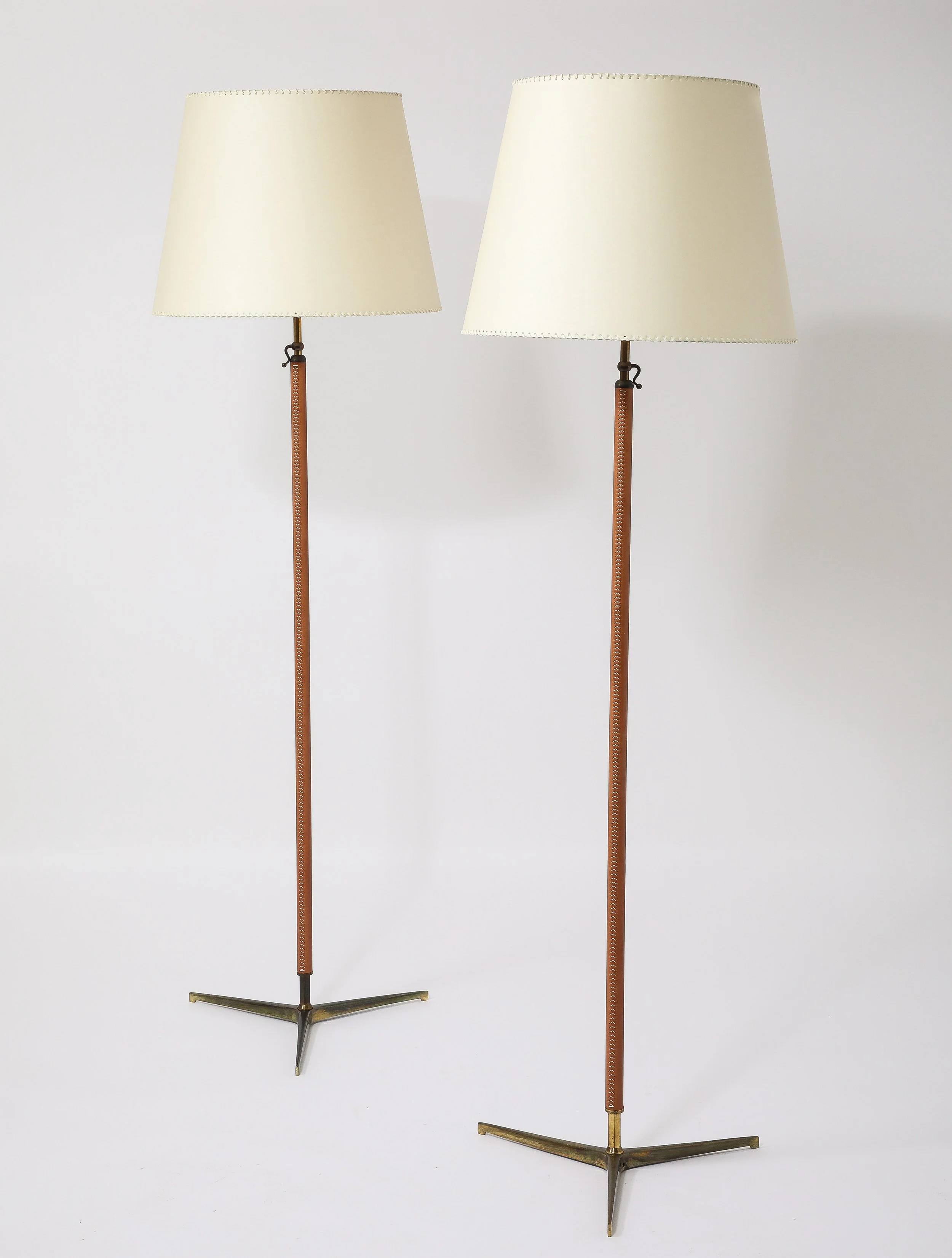 Gino Sarfatti Tripod Floor Lamps