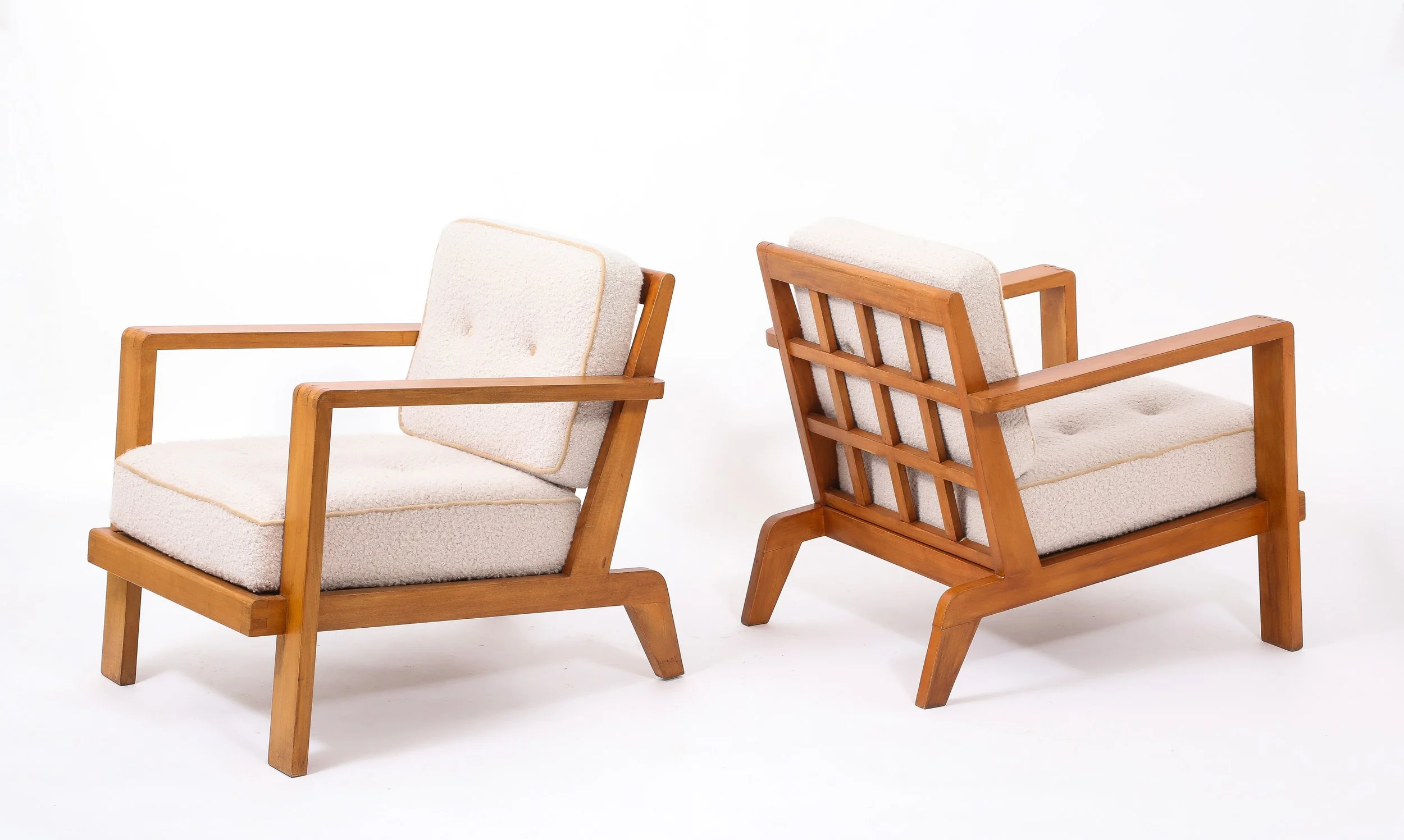 Faux Shearling René Gabriel Armchairs