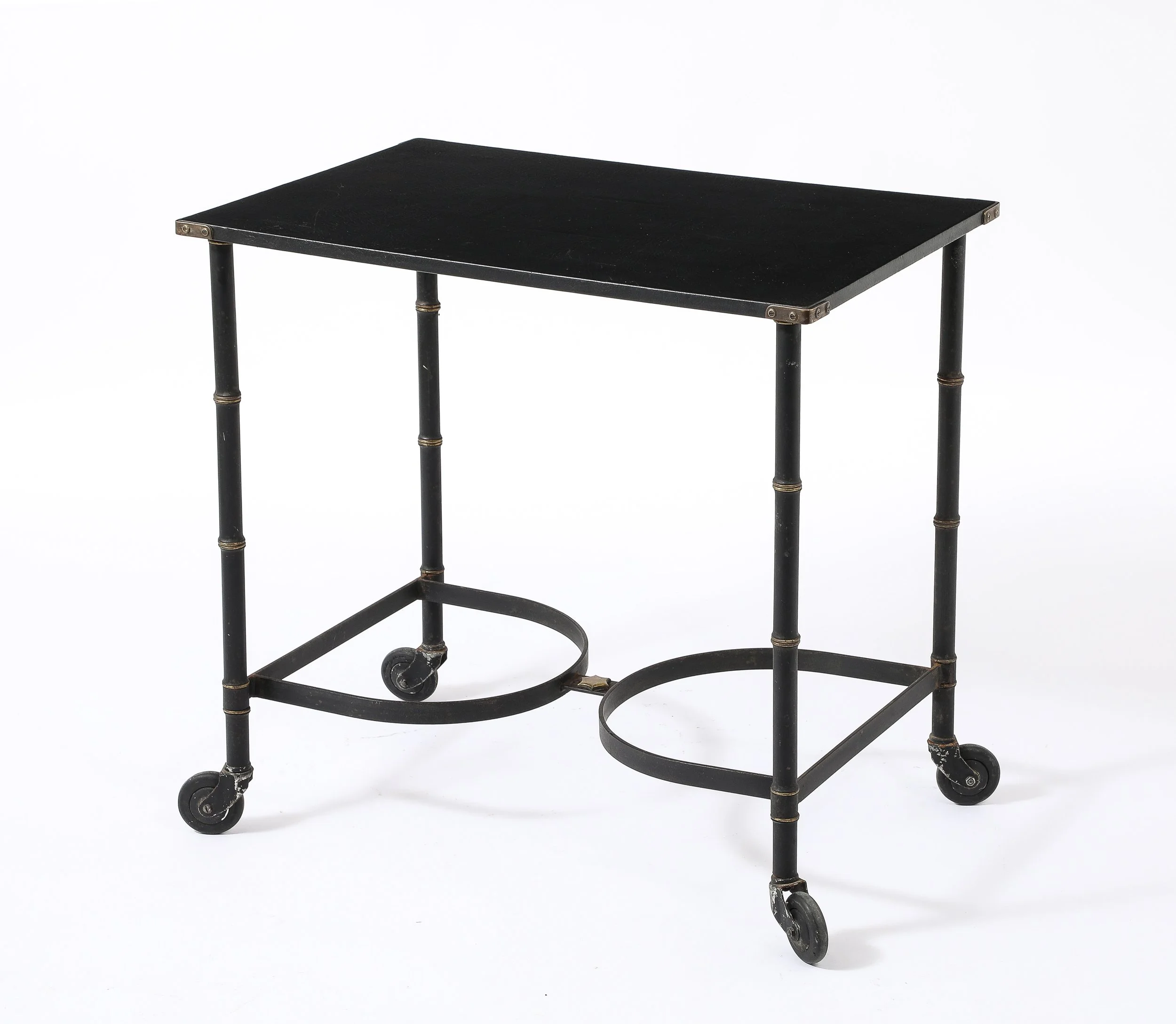 Jacques Adnet Rolling Serving Table