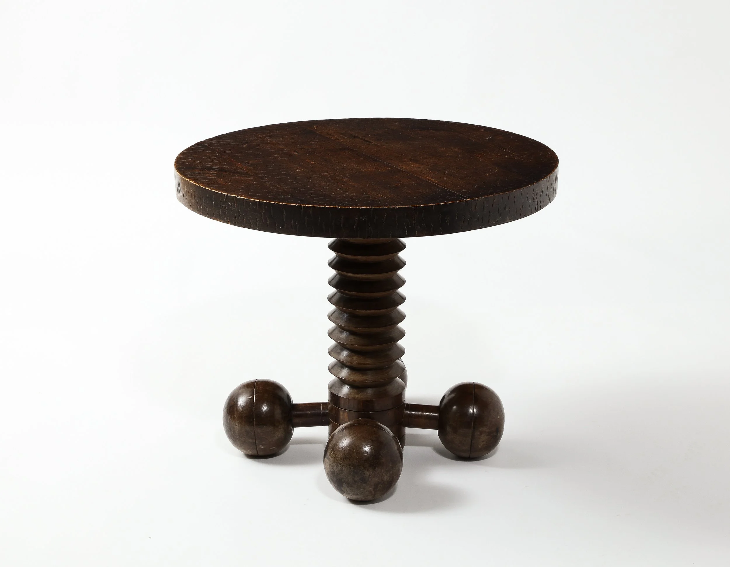 Charles Dudouyt Dark Tri Sphere Table