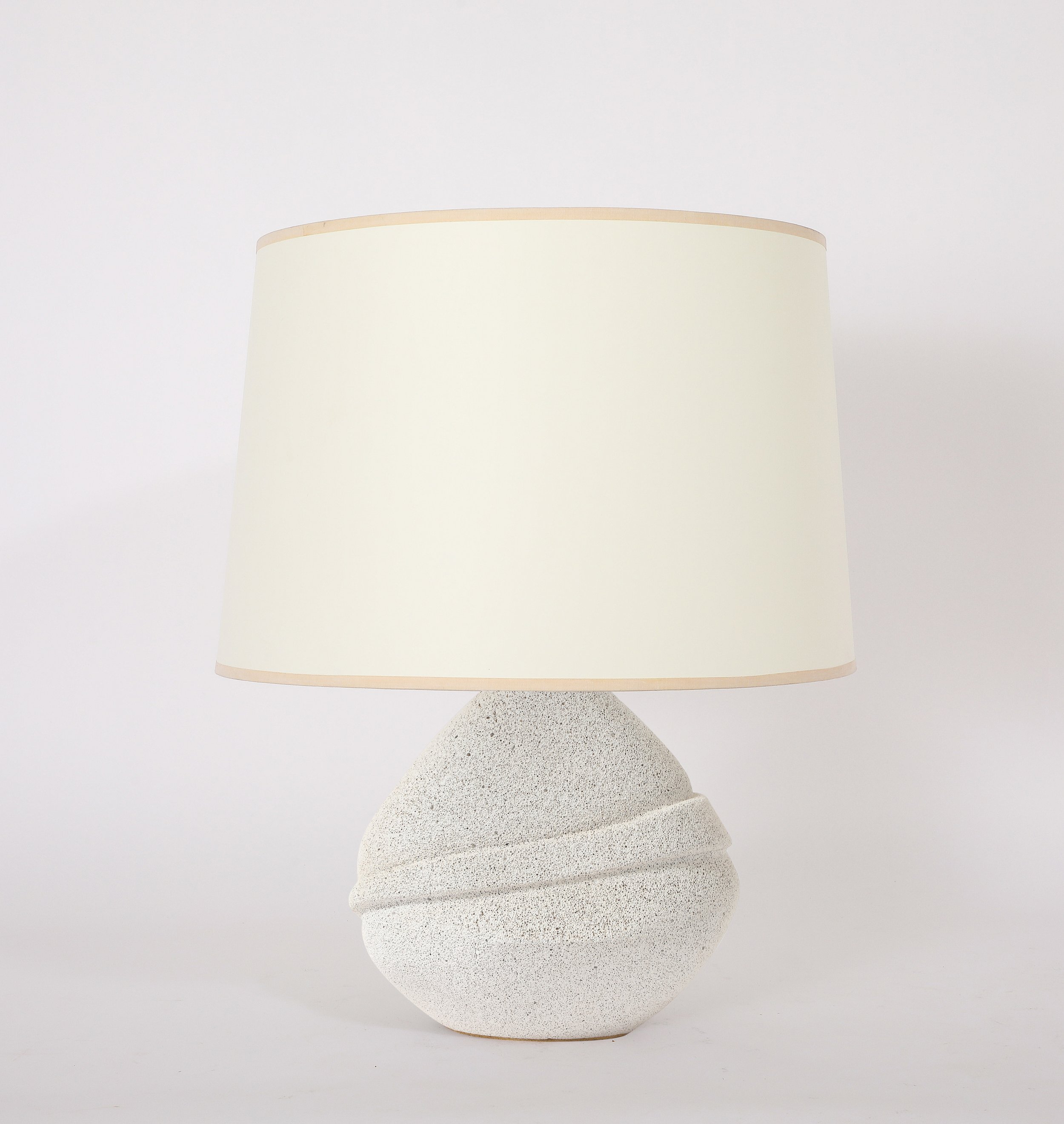 Oval Sandstone Table Lamp