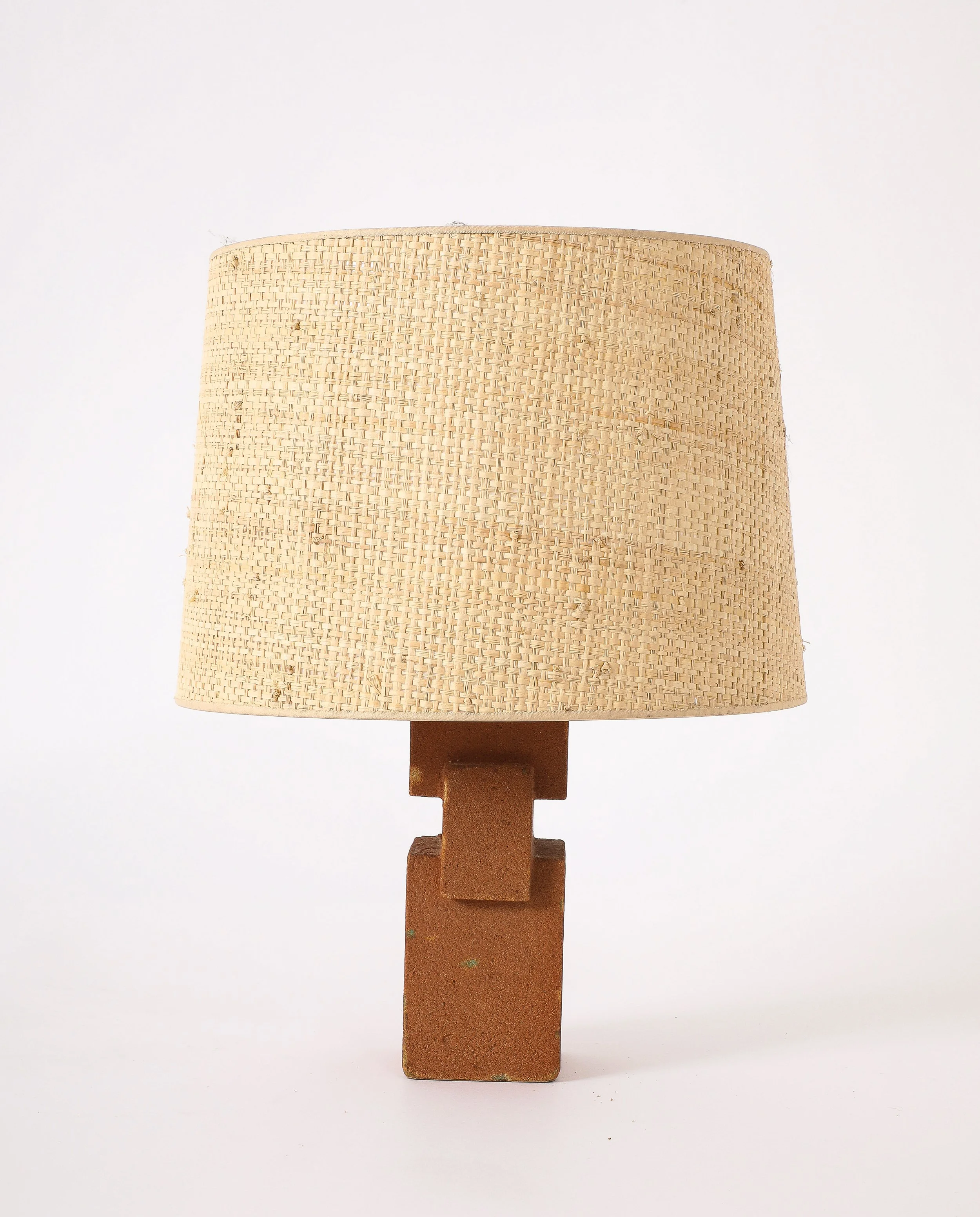 Stoneware Cubist Lamp