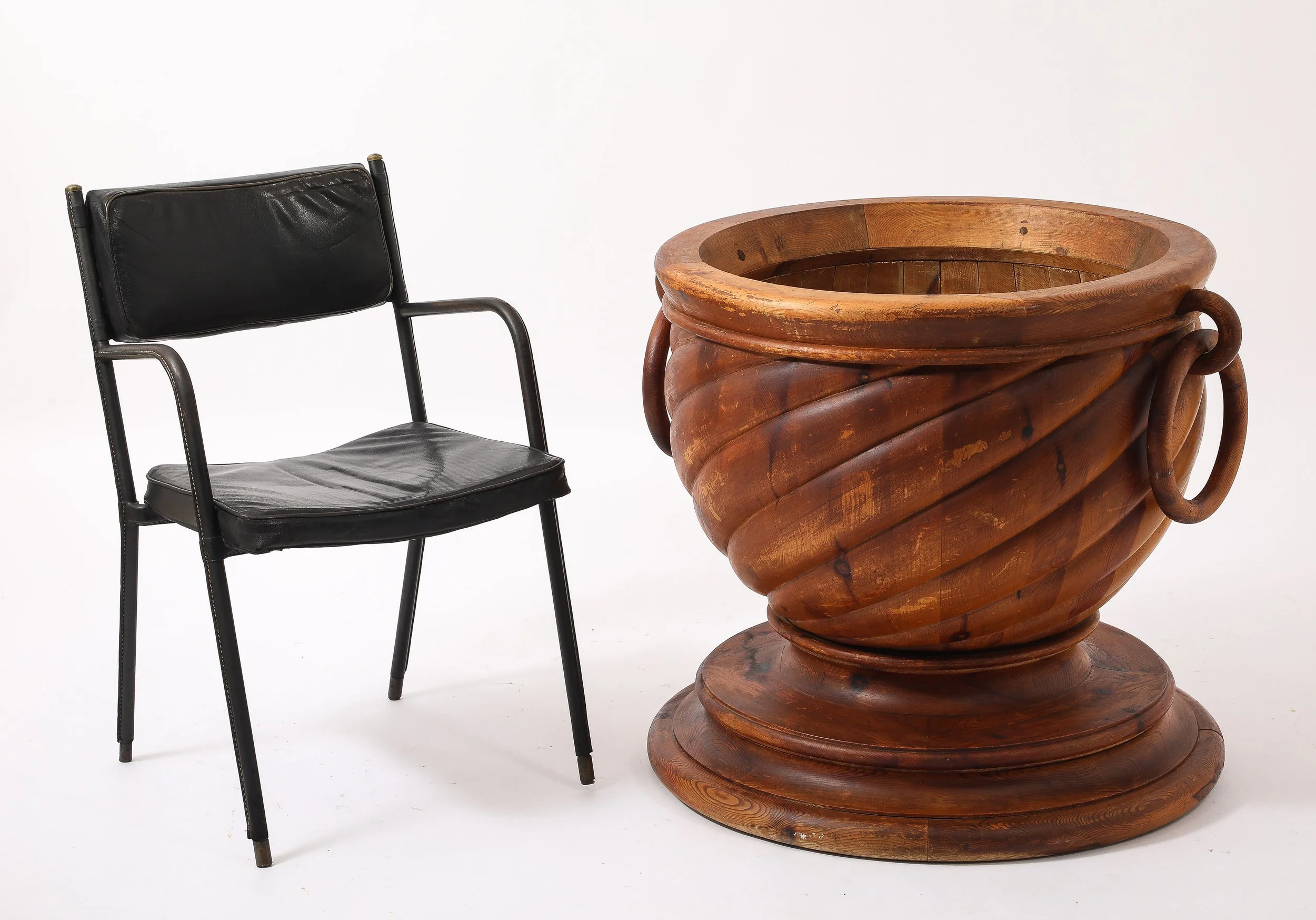 Oversized Swedish Pine Planter