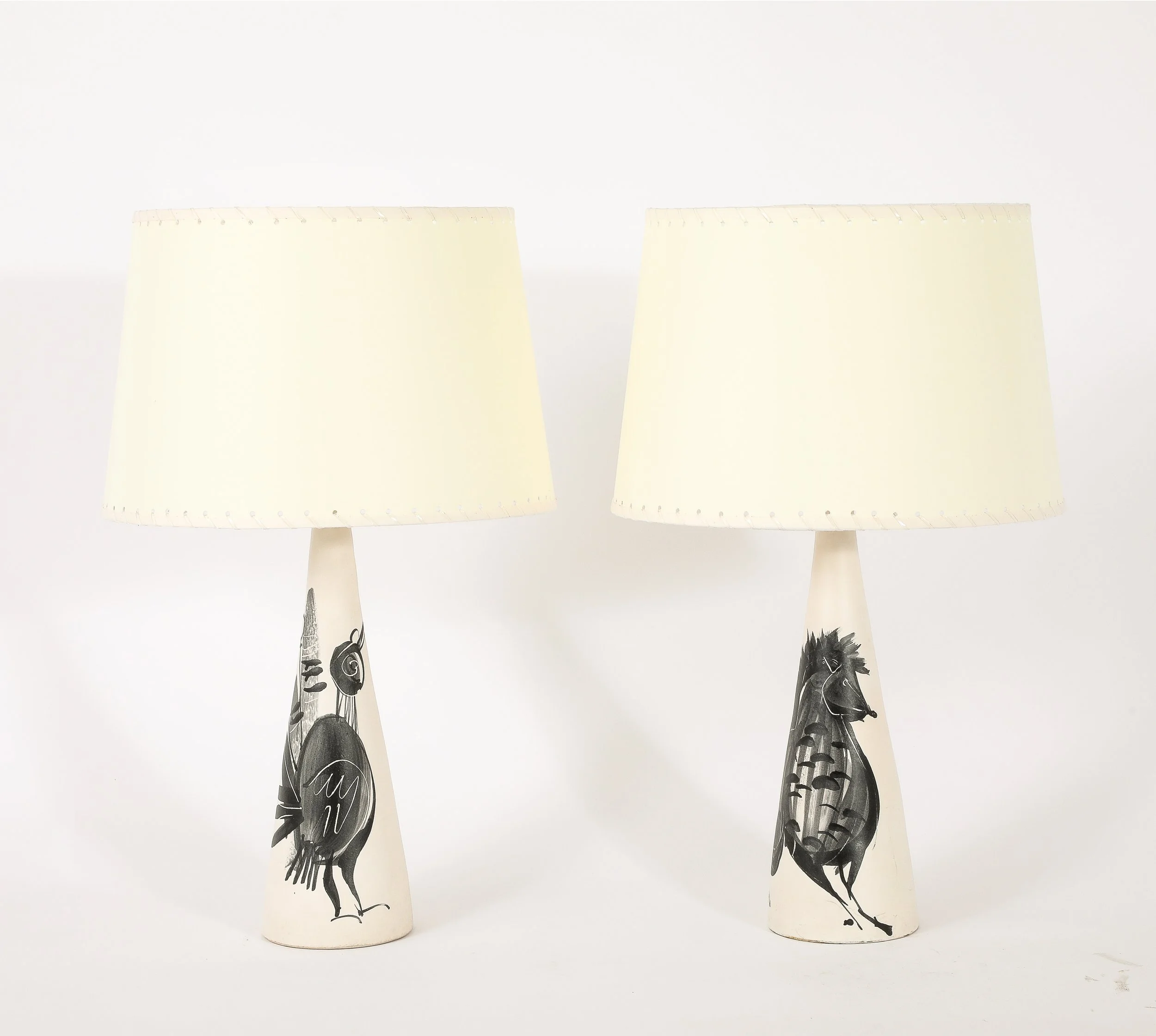 Ceramic “Birds” Lamps