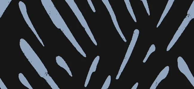 Seamless soft black pattern with dynamic sky blue brush strokes and subtle texture