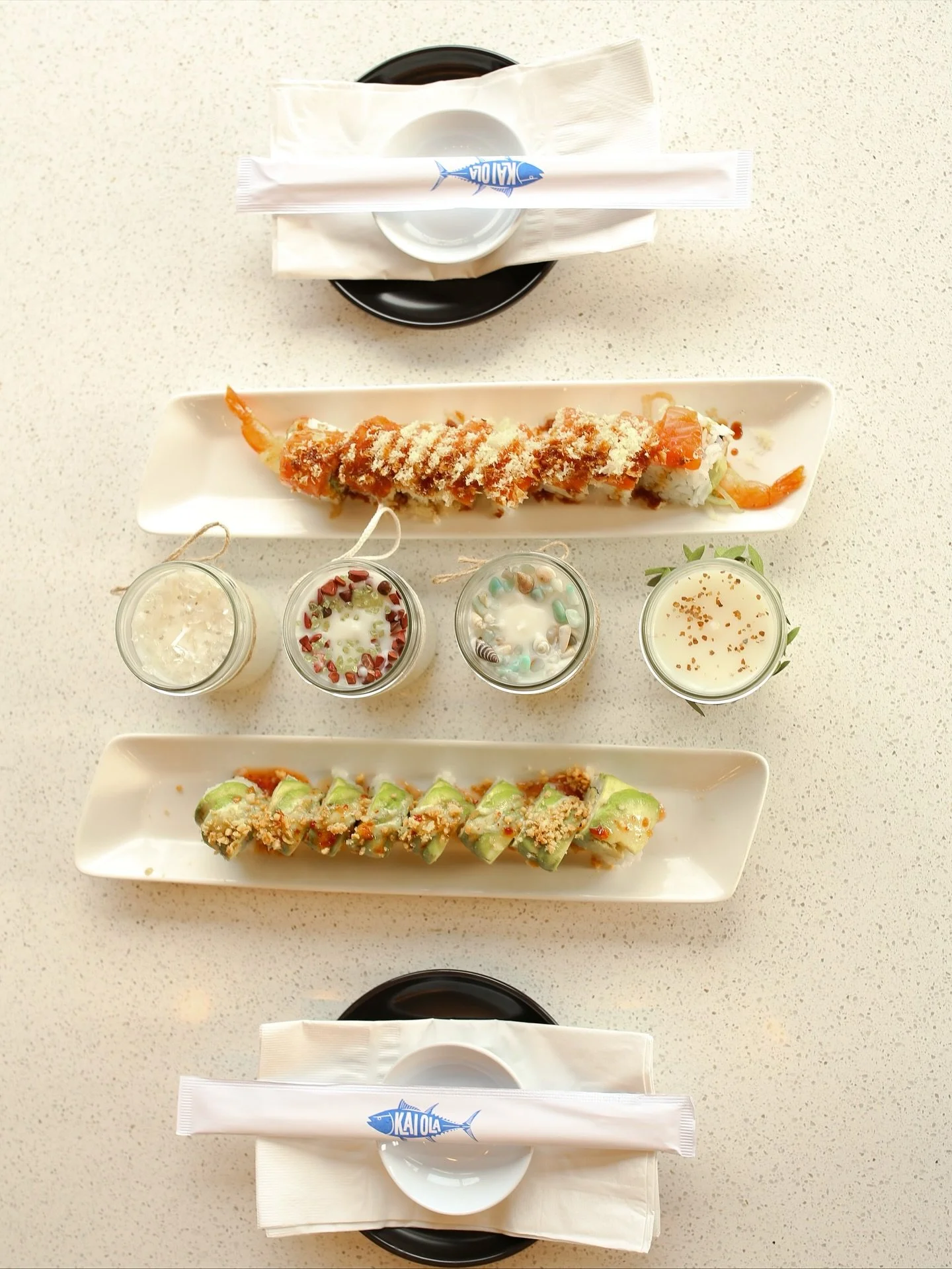 🍣✨ Candle Bar x Kai Ola Sushi Night! ✨🕯️

Join us for an unforgettable evening of candle making and sushi at @kaiolasushi_carlsbad in Carlsbad Village!
Enjoy the perfect pairing of creativity and flavor&hellip; craft your own custom candle while sa