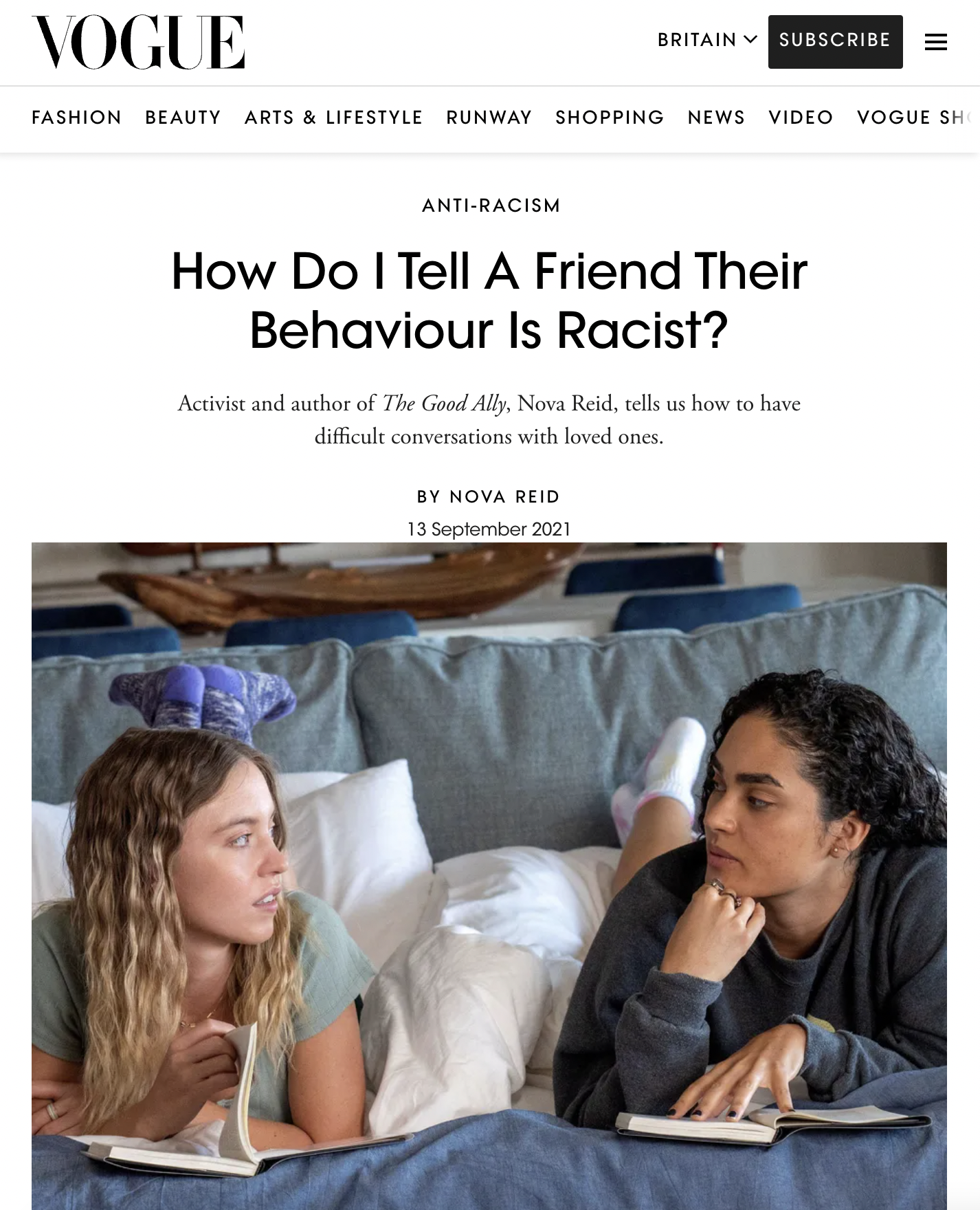 How to talk to friends about racism - Vogue 
