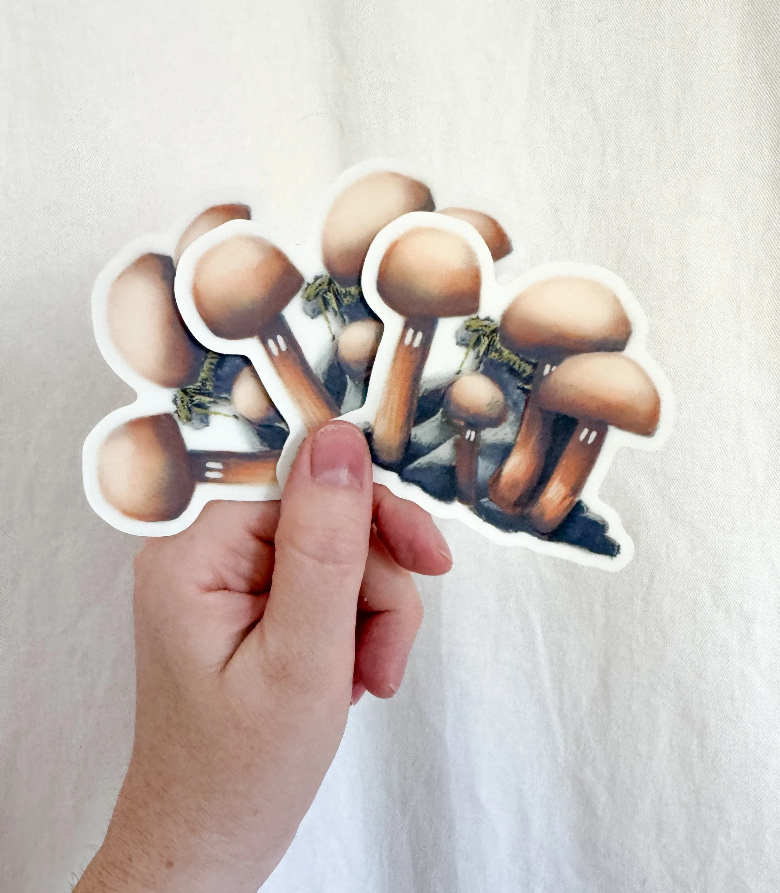 Mushroom 3" Vinyl Sticker (Glow-in-the-Dark)
