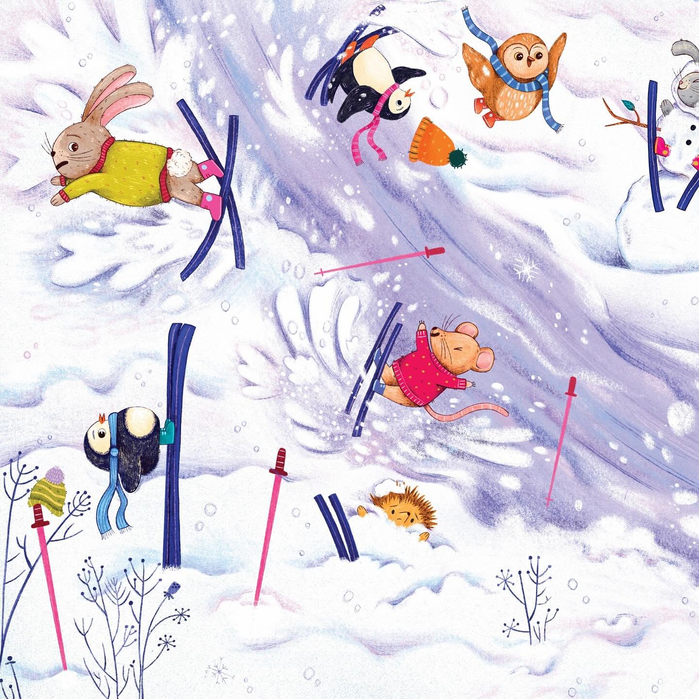 ⛄️ 🐻&zwj;❄️ 🐧 ❄️ 

Been slowly working on this for months and months and now I&rsquo;m posting it to stop me working on it anymore 🙅🏼&zwj;♀️

#digitalillustration #digitalart #digitaldrawing #digitalpainting #procreate #procreateart #ipadart #ipa