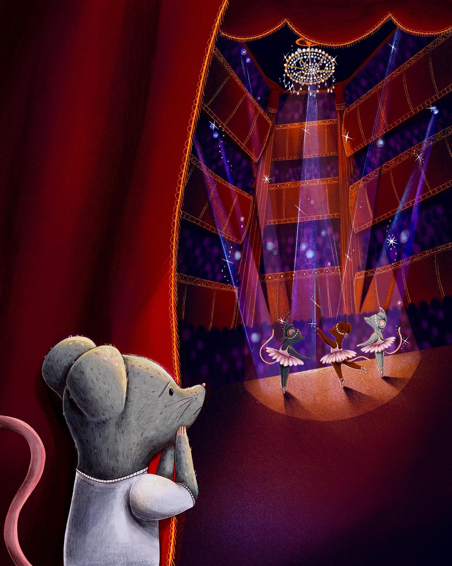 🥹🐭🩰A nervous little mouse 🥹🐭🩰

#digitalillustration #digitalart #digitaldrawing #digitalpainting #procreate #procreateart #ipadart #ipadpro #applepen #instaartist #discoverunder1k #editorialillustration #digitalsketch #childrensbookillustration