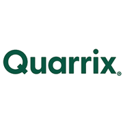 Quarrix logo in dark green text on a white background.