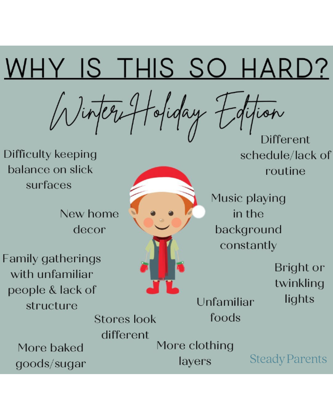 Reasons the Winter holiday season is hard on parents