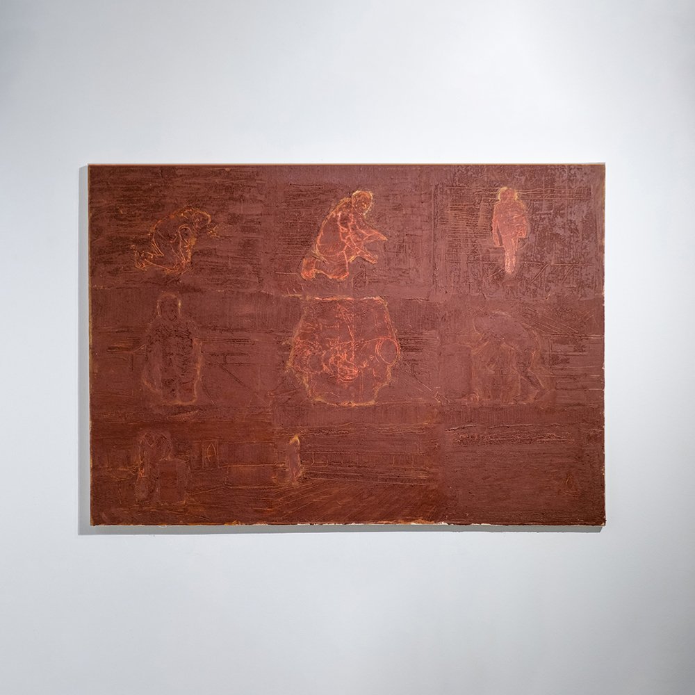 PEDRO LIÑARES / Still frames de um dia de trabalho, 2023 / Oil on canvas / 70 x 100 cm