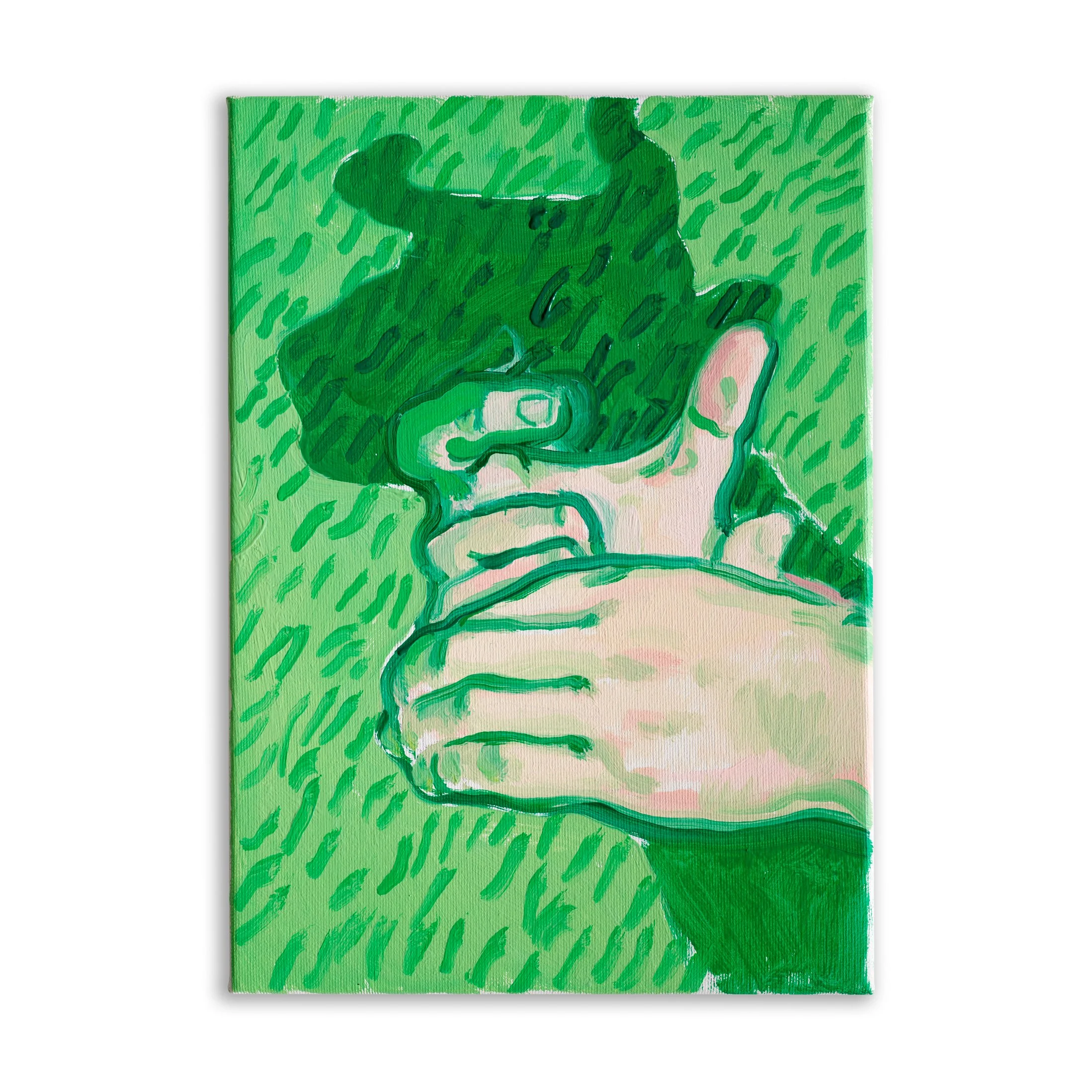 ABEL MOTA
“Terceiro teatro de sombras” (Third shadow theatre), 2024
Oil on canvas / 35 x 25cm / 400 € + VAT