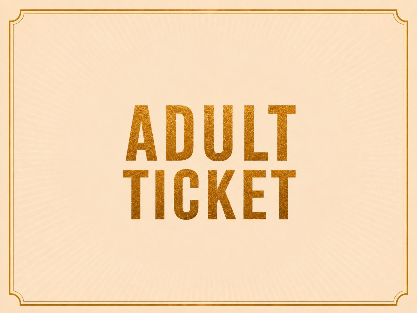 Tigran Asatryan - Adult Ticket