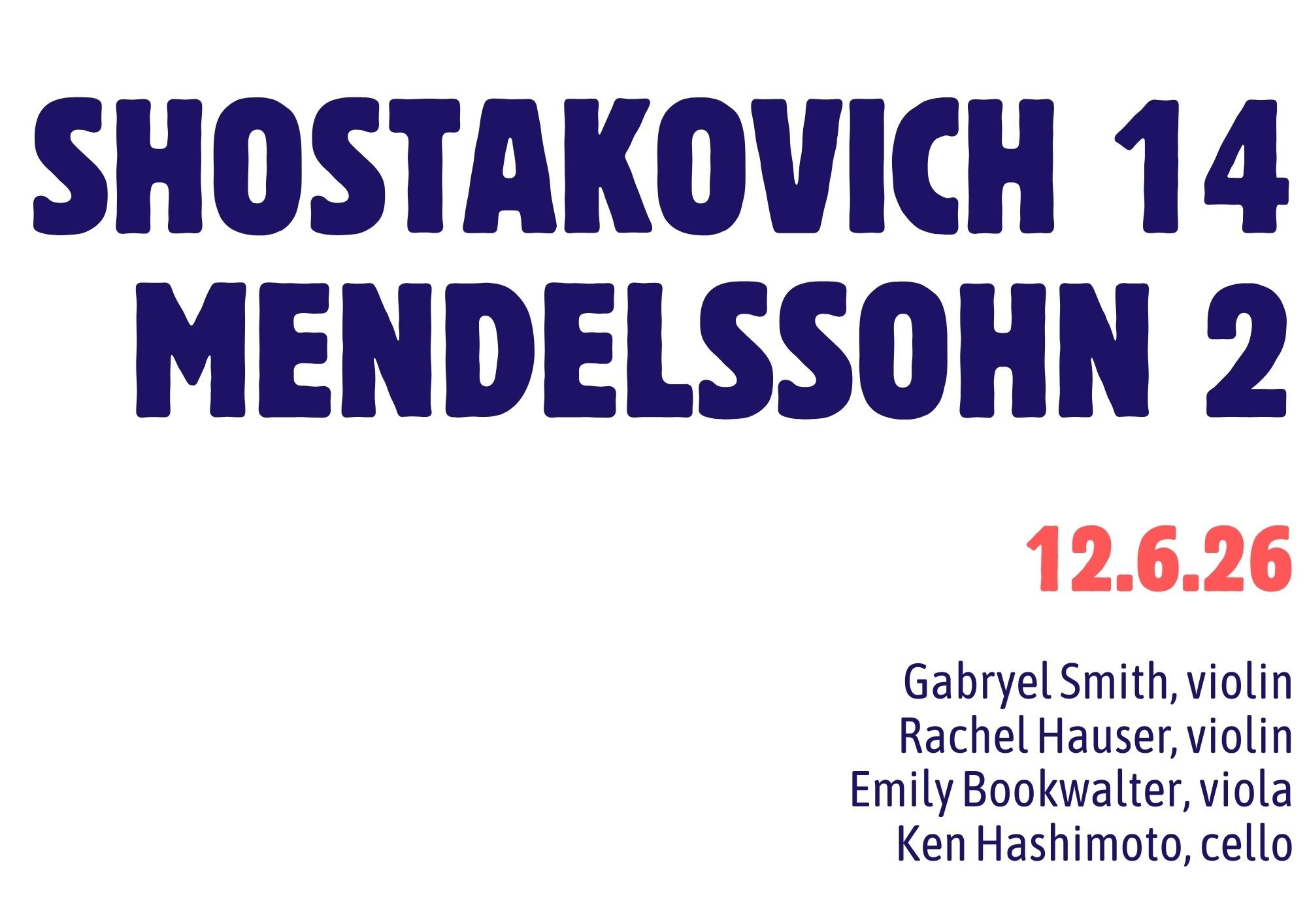 Alta presents: String Quintets. Brahms 2, Mendelssohn 1