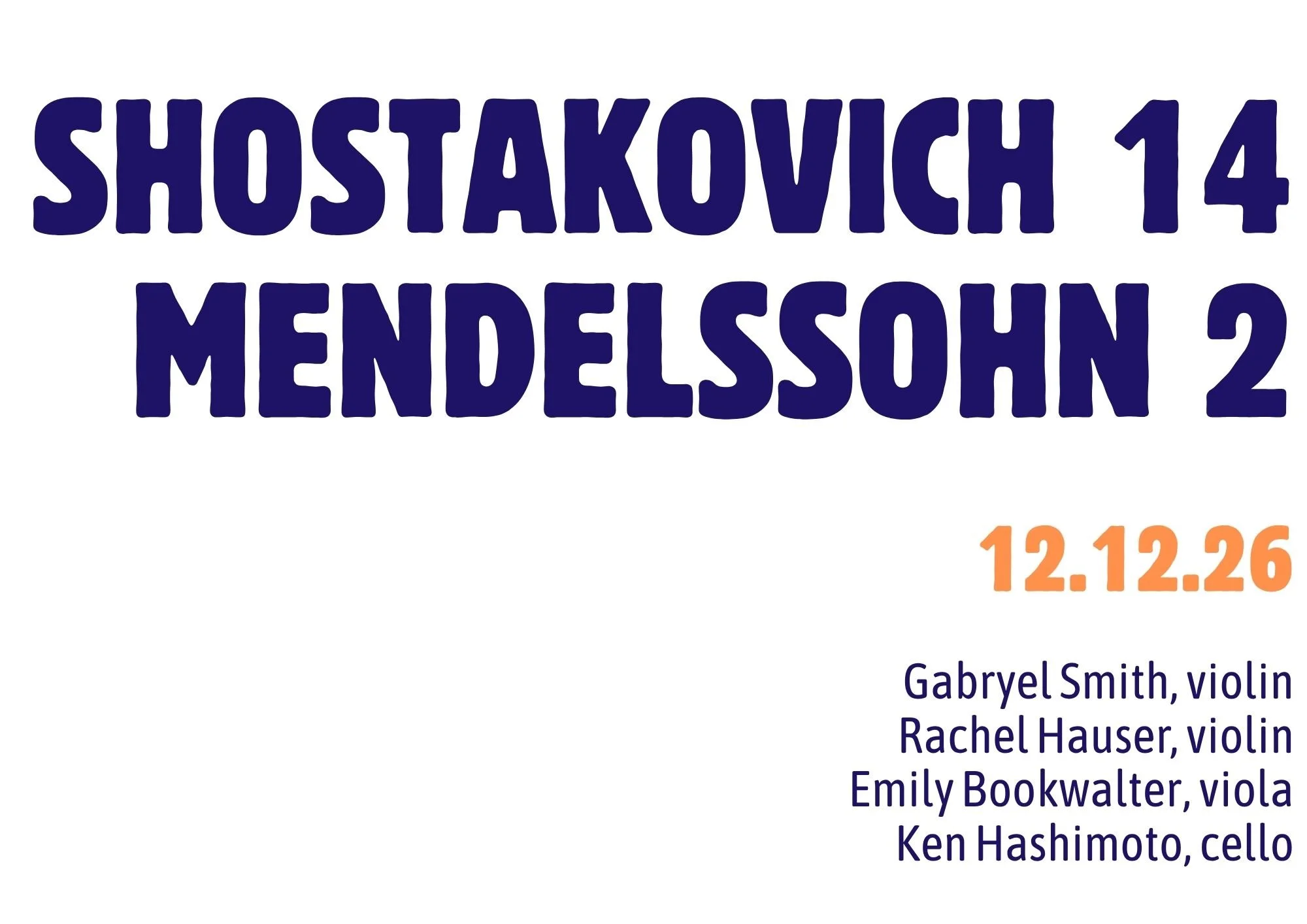 Shostakovich and Mendelssohn
