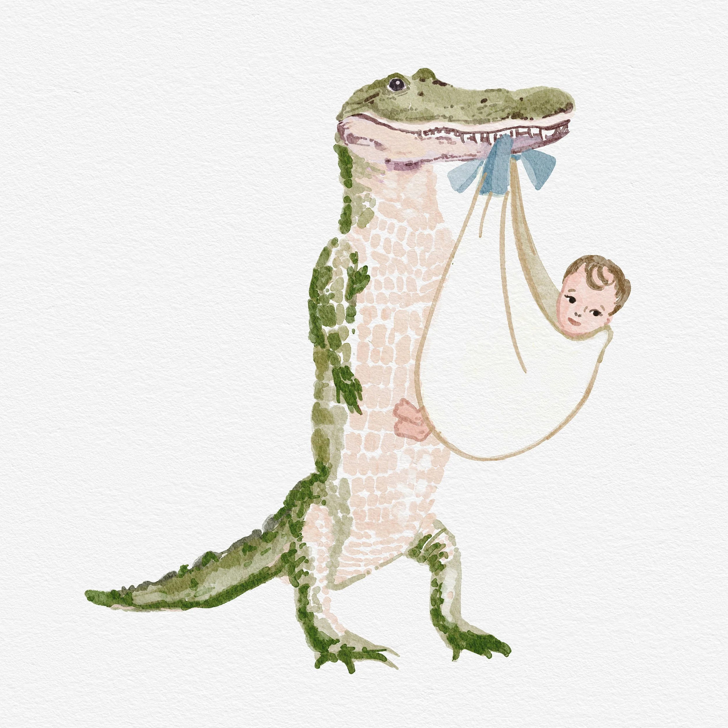 Alligator with baby.jpg