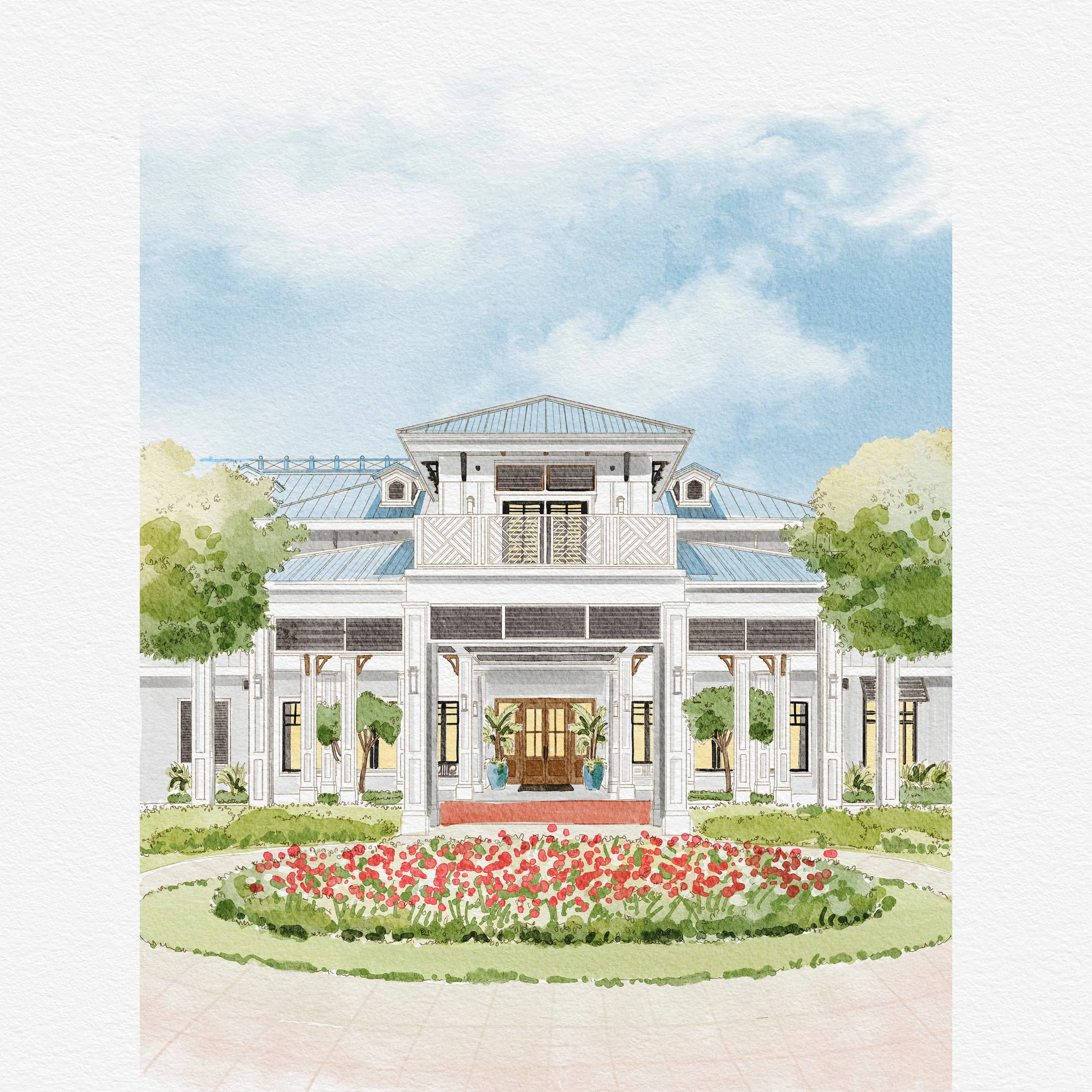 Club Pelican Bay clubhouse - FL