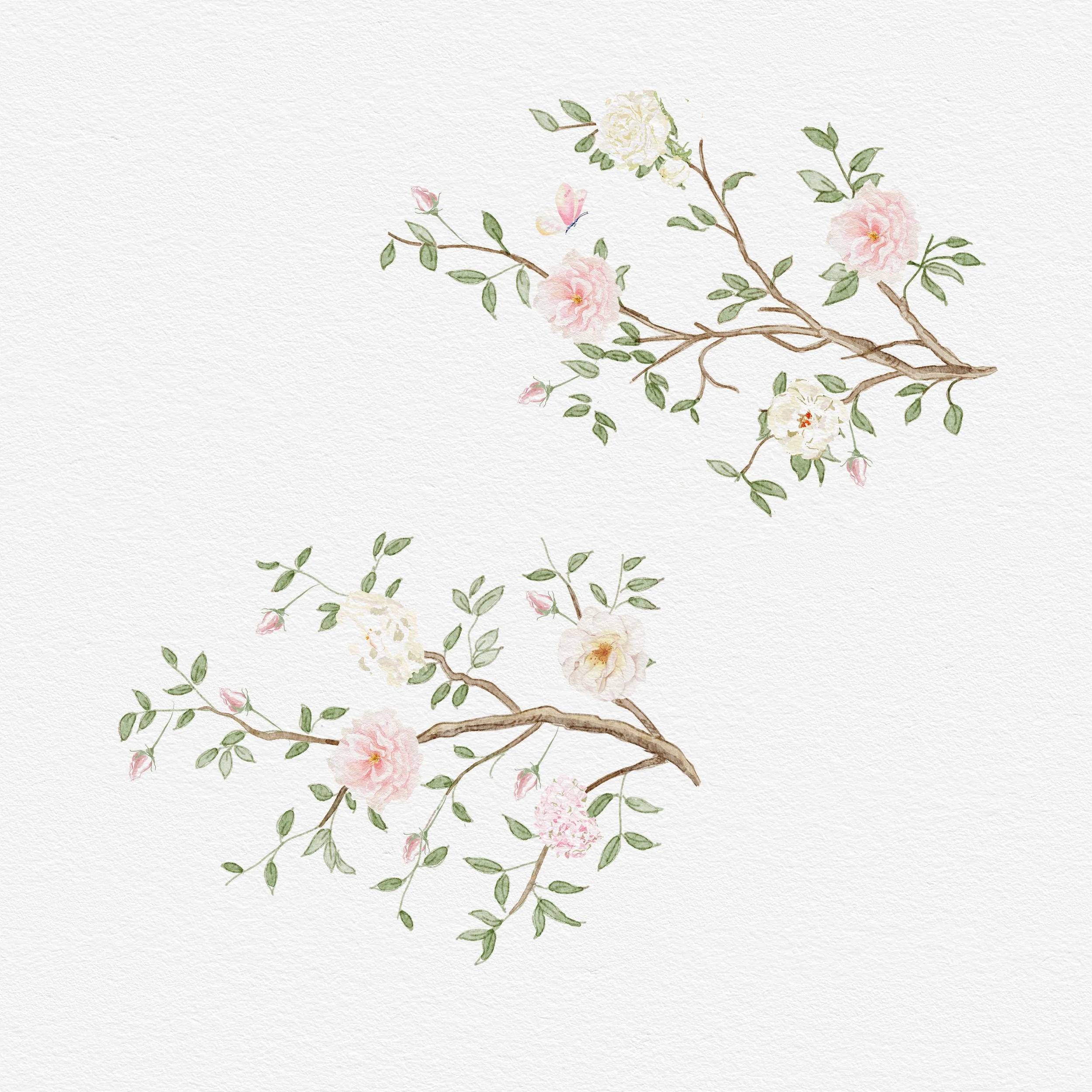 Chinoiserie motifs