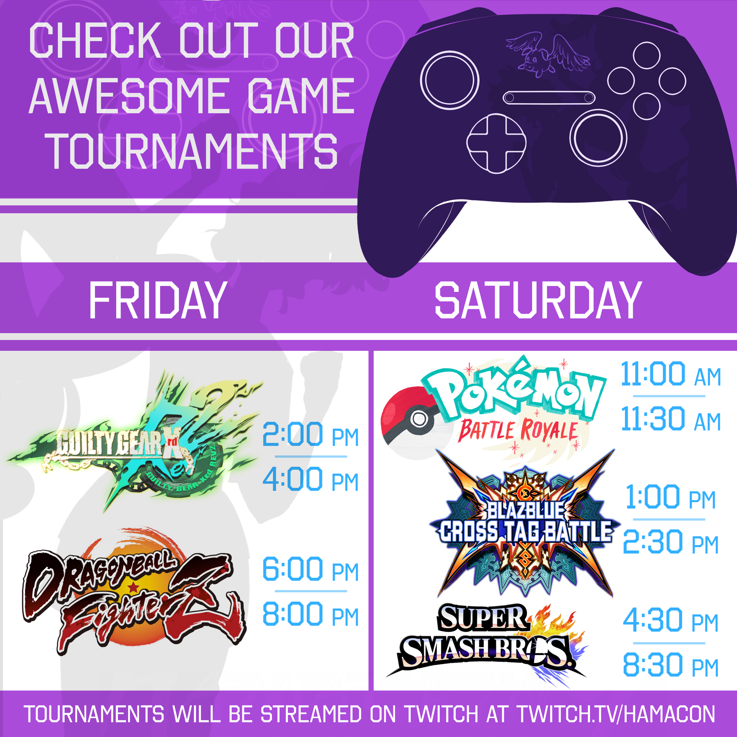 Game Tournament Info (2018)