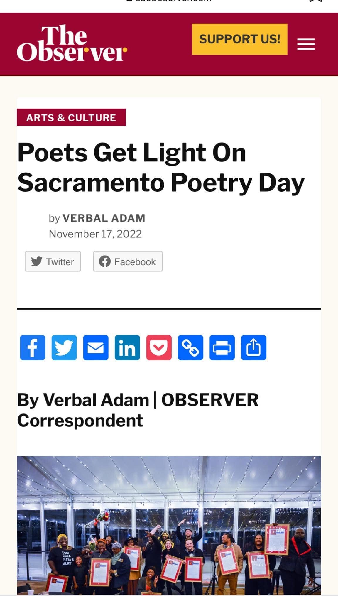 poetry day observer