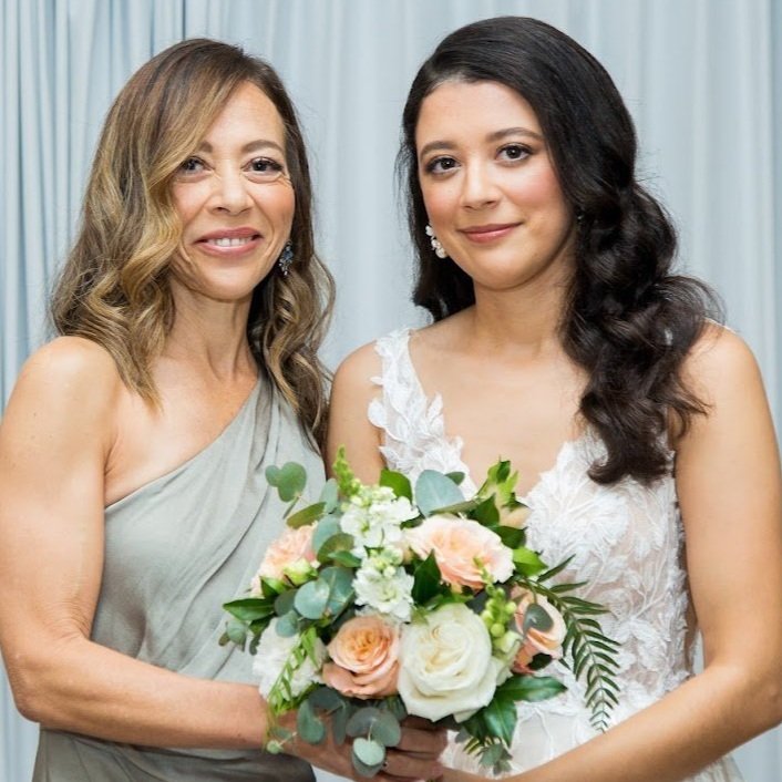 Day-of makeup service for mother of the bride or groom. Graceful, long-wearing glam by Ariel. #ElegantByAriel #CreatedbyAriel