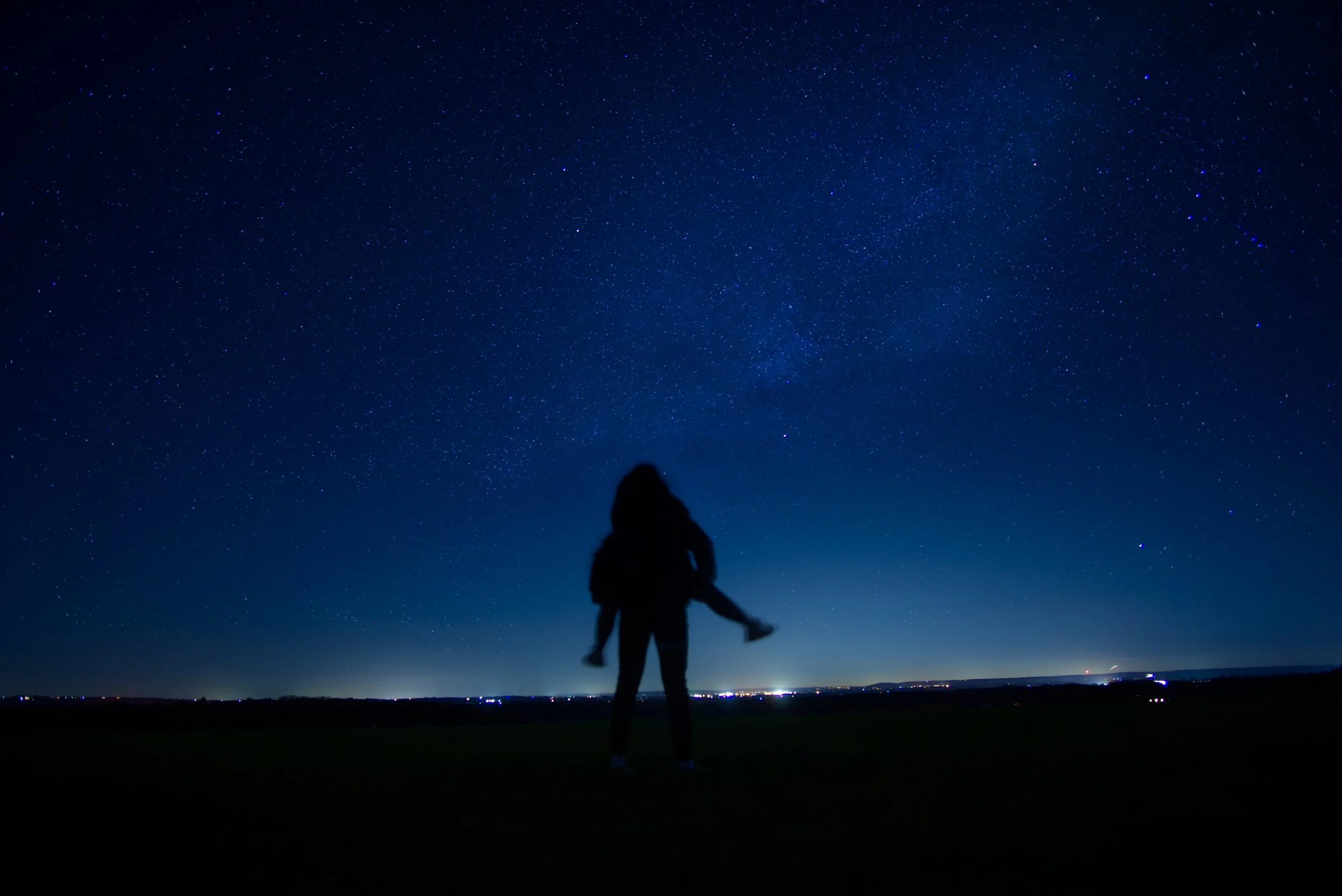 Piggyback under the stars