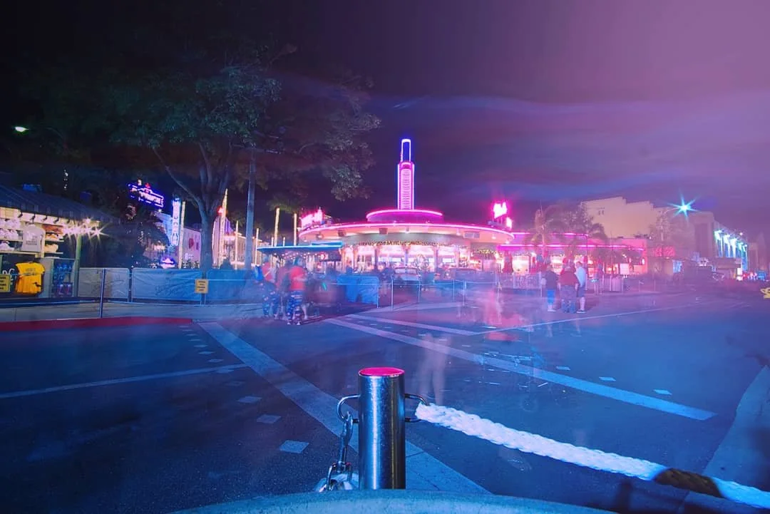 Universal Studios long exposure