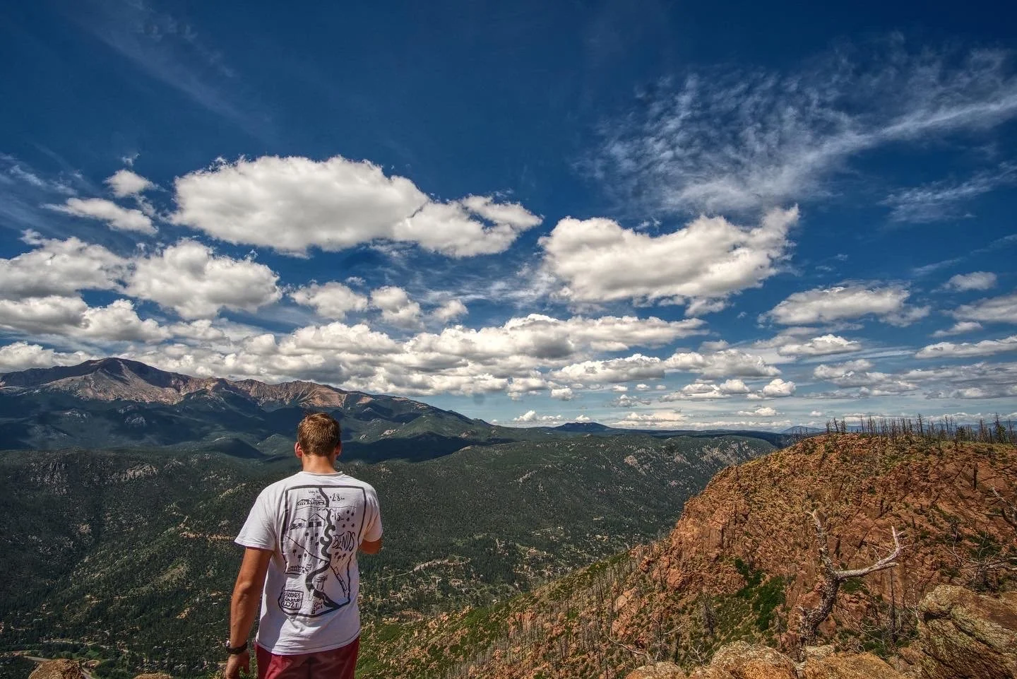 Overlooking Pikes Peak