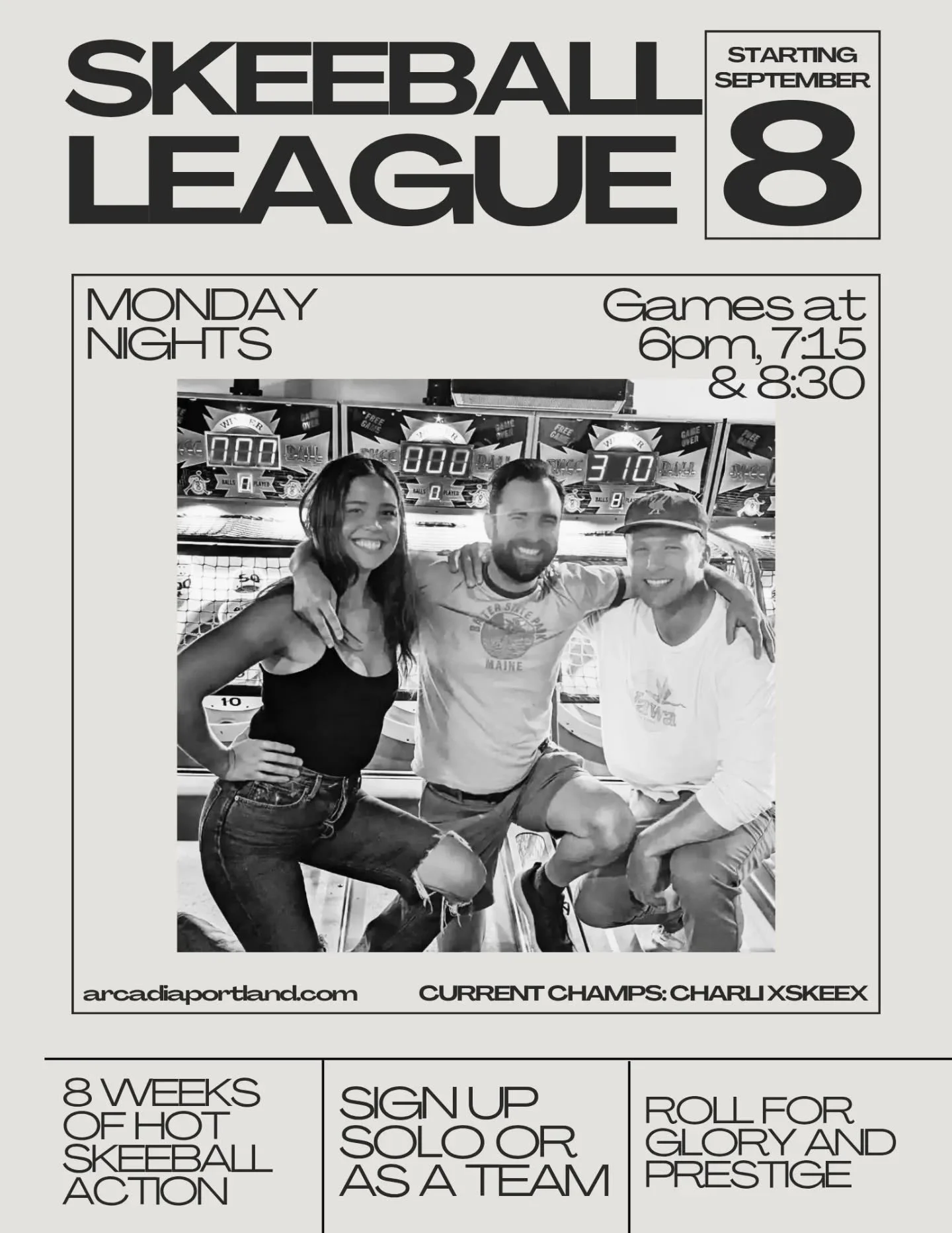 Skeeball League is BACK September 8th! 

Sign Up Link in Bio.

8 Weeks of Fun, Friends, 40's and So Much More!

#portlandmaine #skeeball #sports #leaguenight #mondaysareback