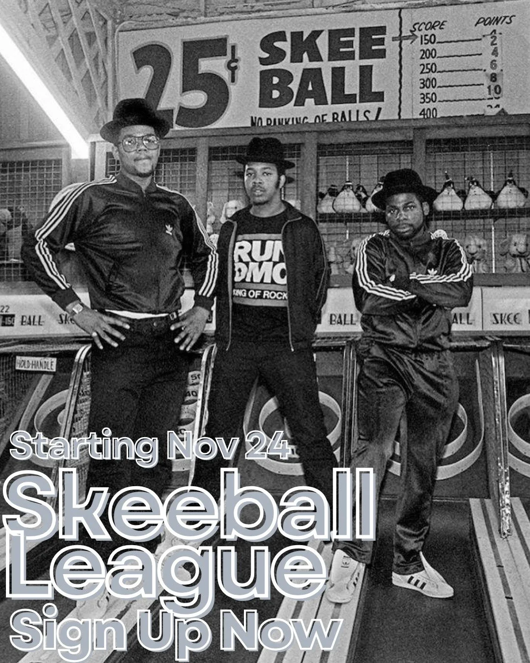 Season 52 of Arcadia Skeeball League is just around the corner. Sign up with a crew or solo and join us for another 8 weeks of Monday Night Madness!

Link To Sign Up In Bio

Run DMSkee team name only reserved for actual members of Run DMC.

#portland