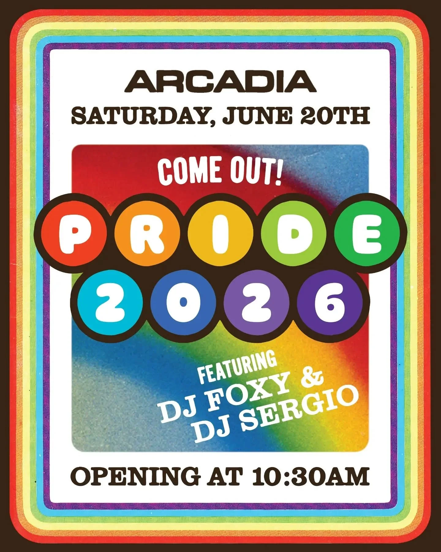 PRIDE SATURDAY
Doors Open at 10:30am to get ready for the parade!
DJ Foxy - DJ Sergio - Pride Dancers 9pm - 12:30am
Your HQ for Pride After Party - $5 At The Door.
Can't Wait To See You.