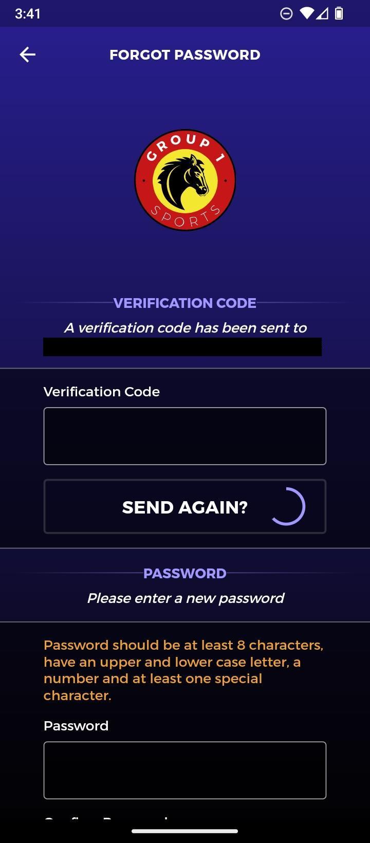 Password Reset Guide — Group 1 Sports