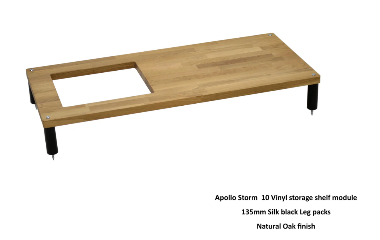 Apollo Storm 10 with Vinyl Storage (Natural Oak Finish) (1 Module)